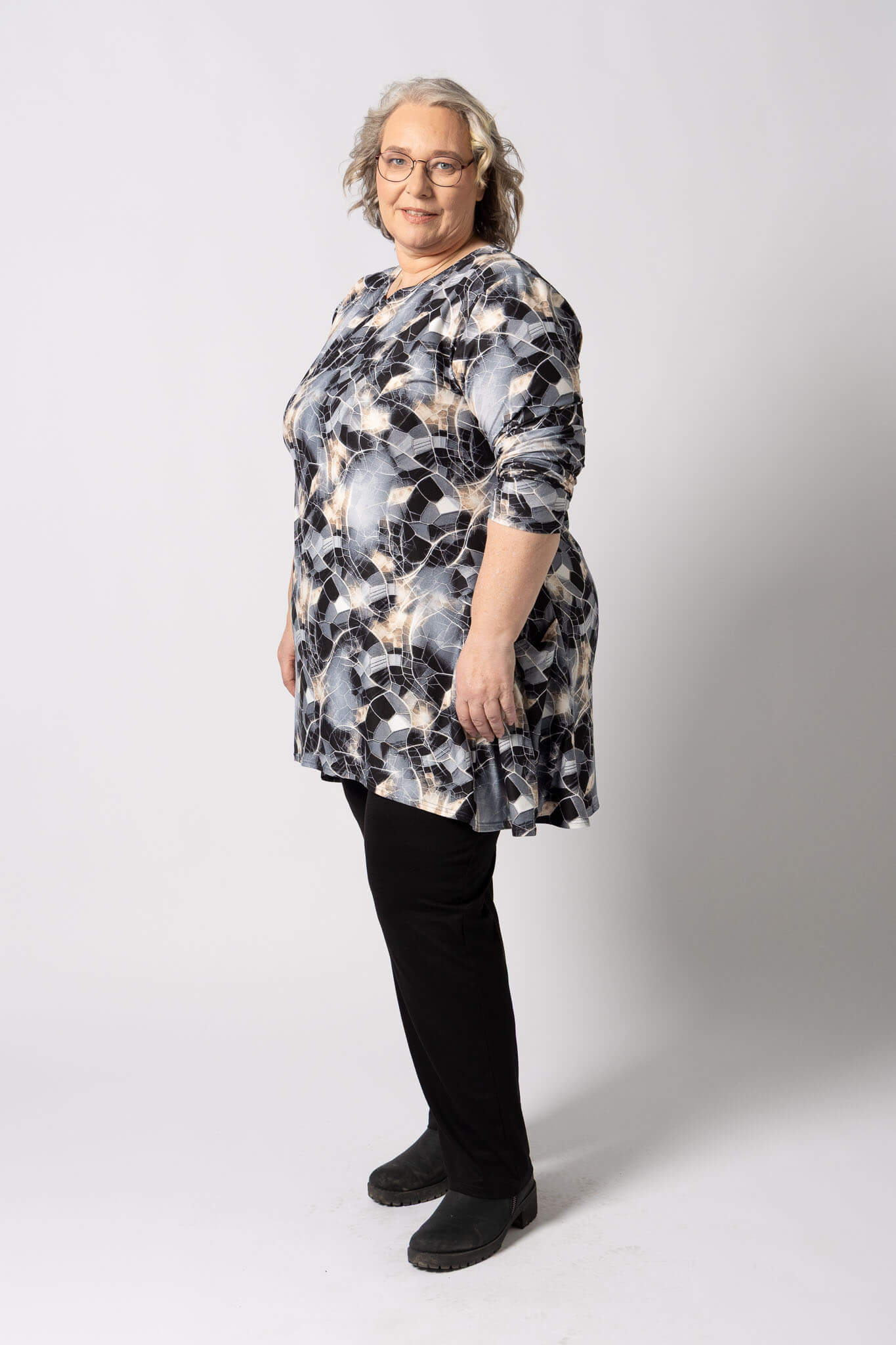Top Bozenka |Light Mosaic| ITY stof| 85-95 cm