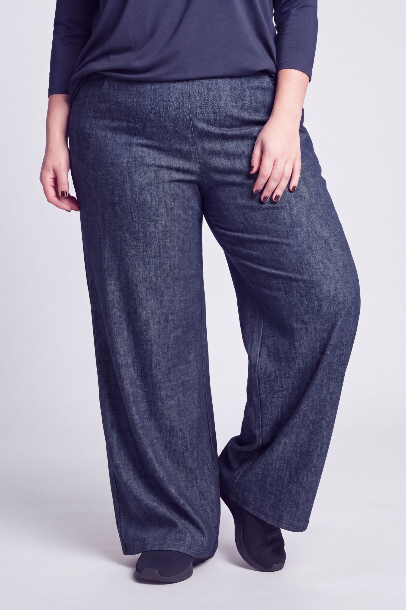 Broek Anita | All Cotton | Licht Wijde Pijp | 3 Lengtes