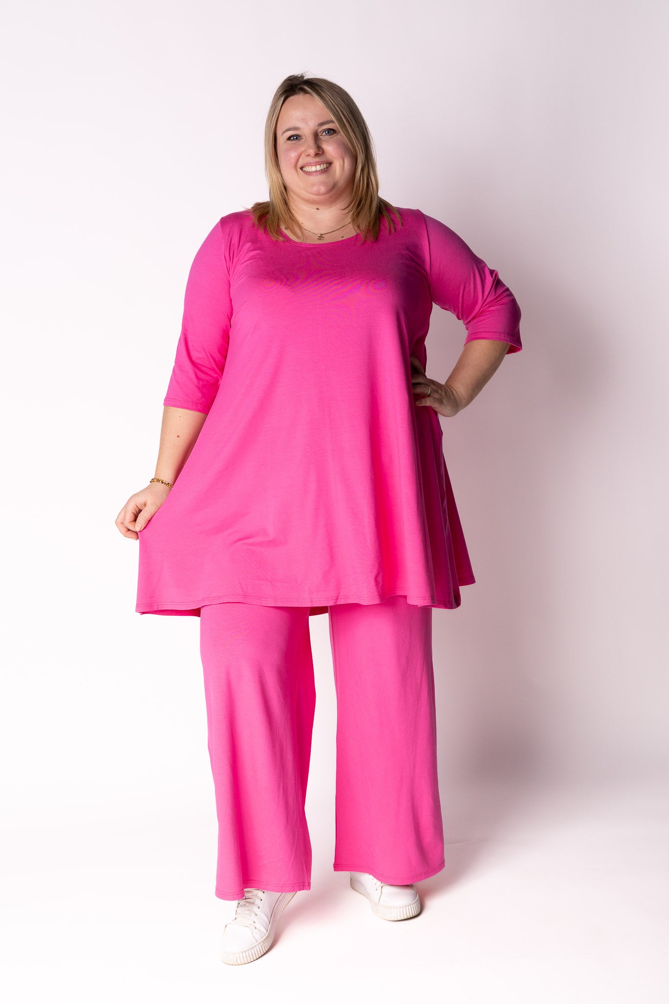 Top Durkje | 3/4 mouwen | Viscose | A-lijn | 90/96 cm
