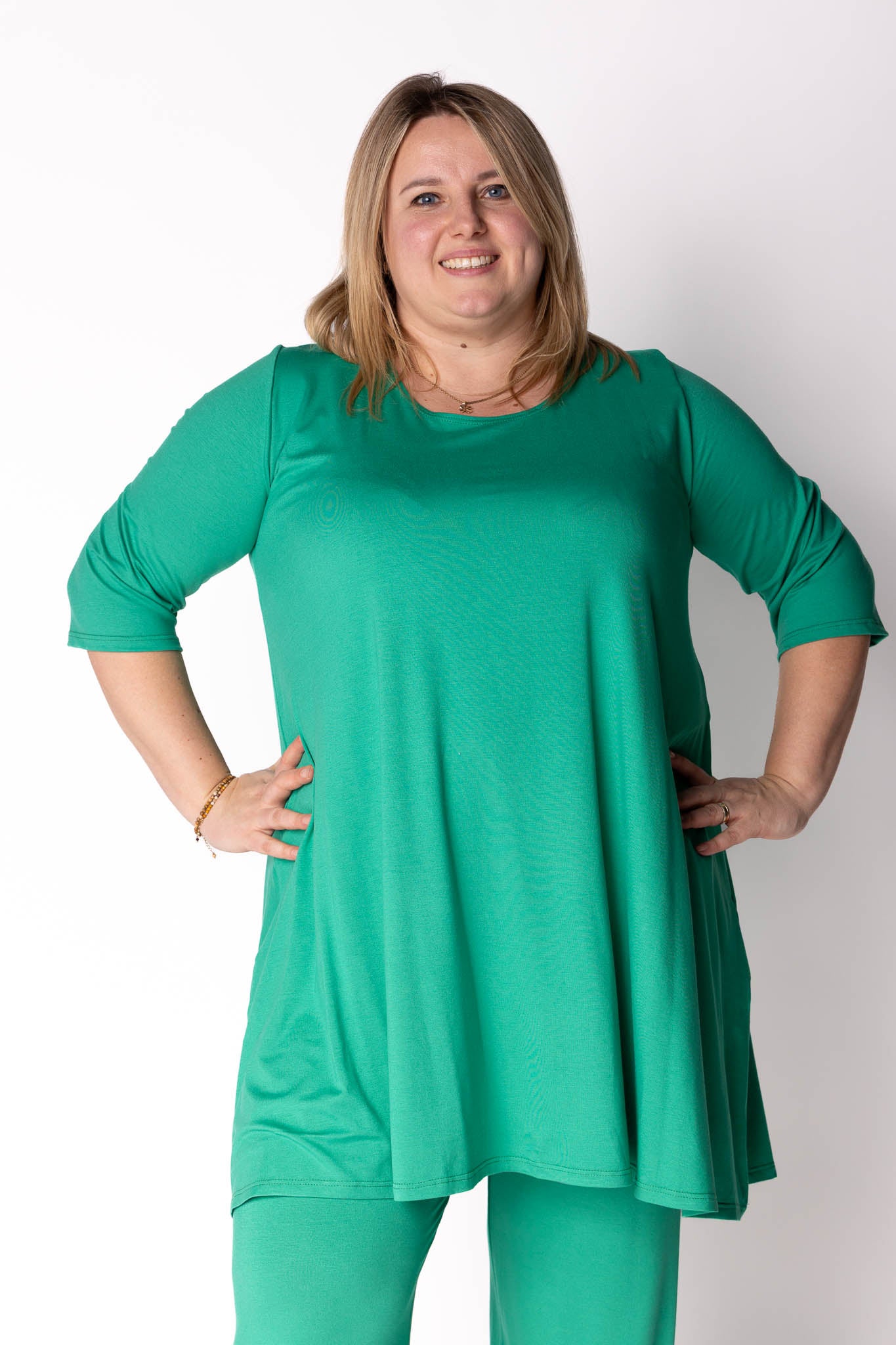 Top Durkje | 3/4 mouwen | Viscose | A-lijn | 90/96 cm