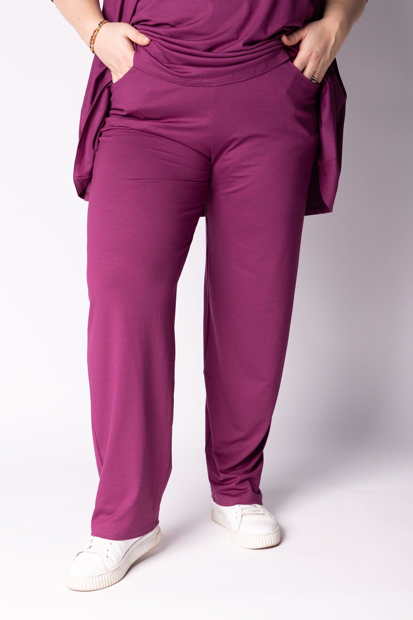 Klassieke Broek met Zakken | Viscose | 3 Lengtes (68/74/80 cm)