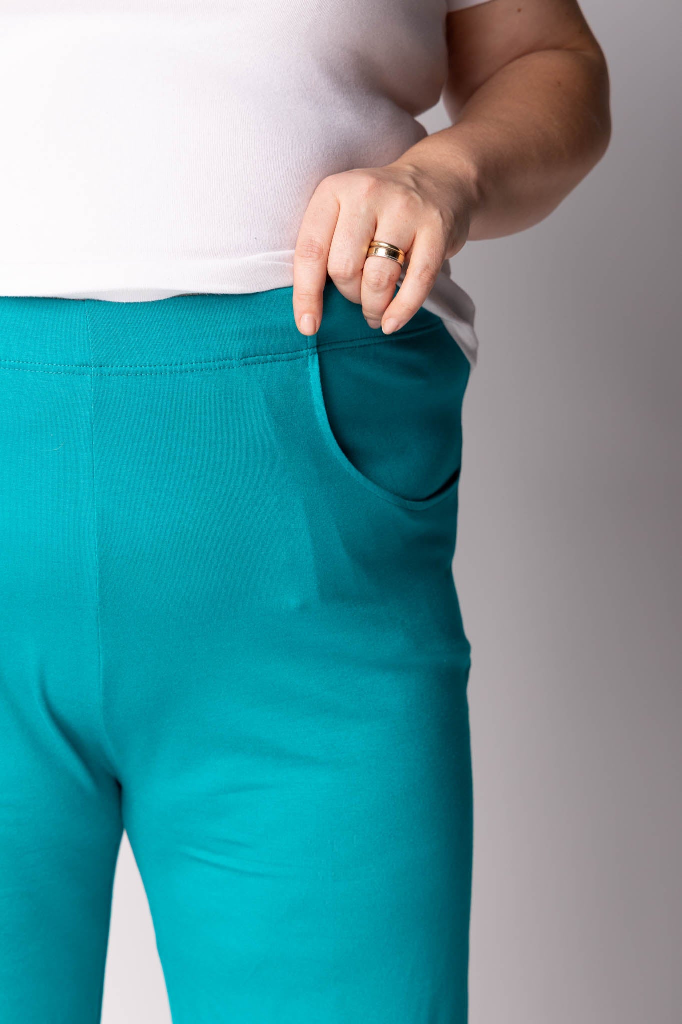 Klassieke Broek met Zakken | Viscose | 3 Lengtes (68/74/80 cm)