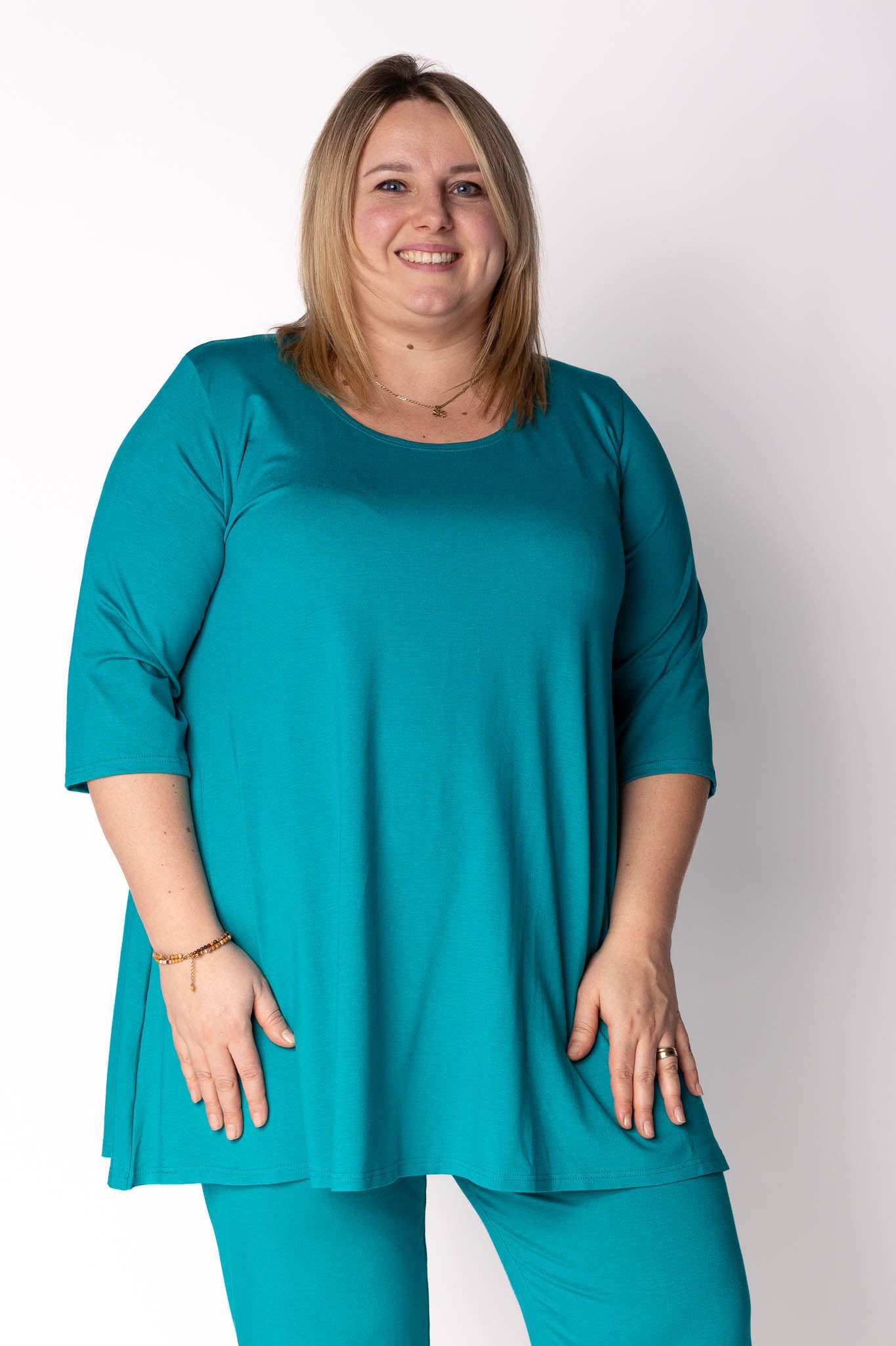 Top Durkje | 3/4 mouwen | Viscose | A-lijn | 80/86 cm