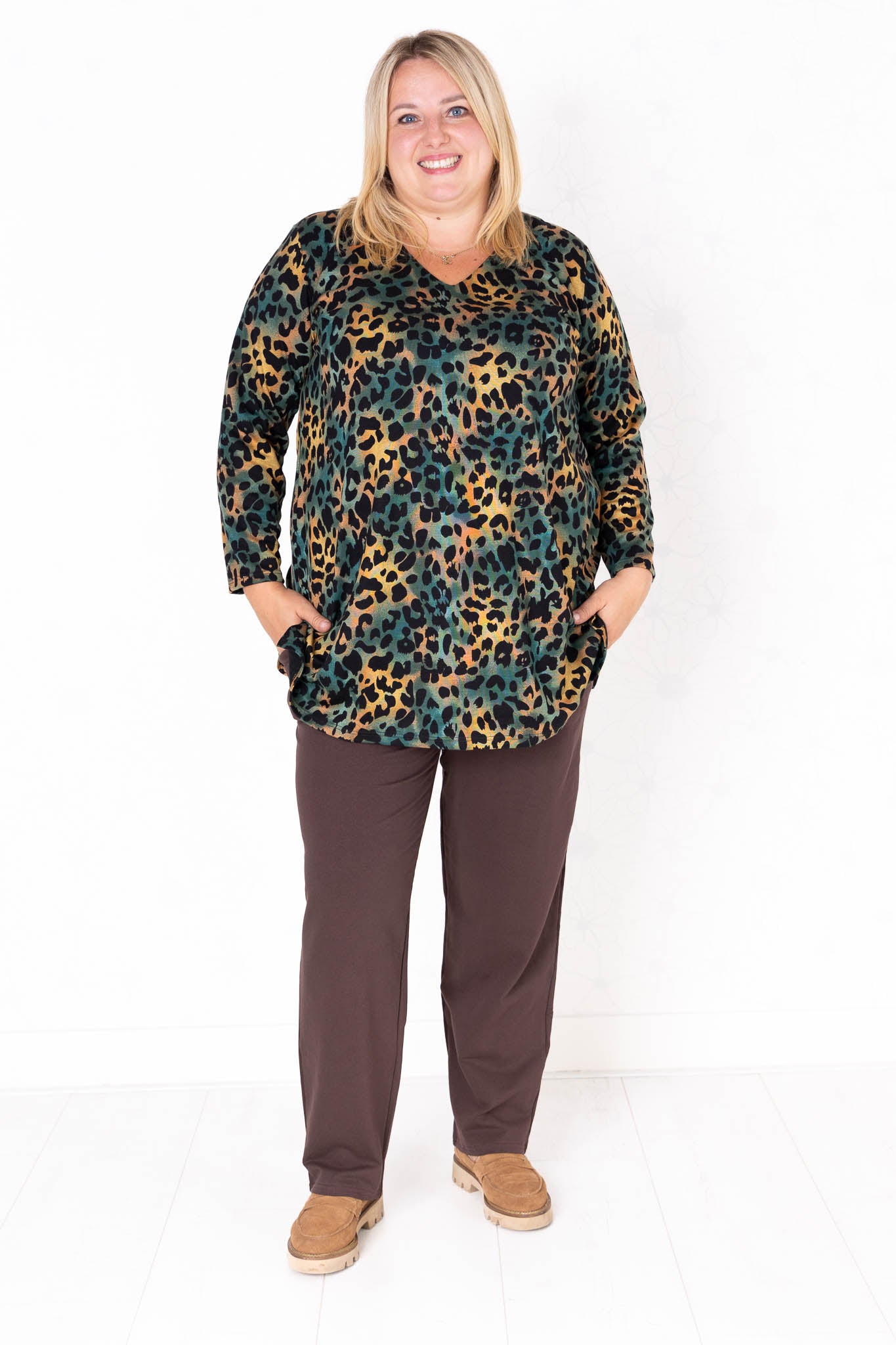 Top Erna | Modal | 90 cm | Panter Groen