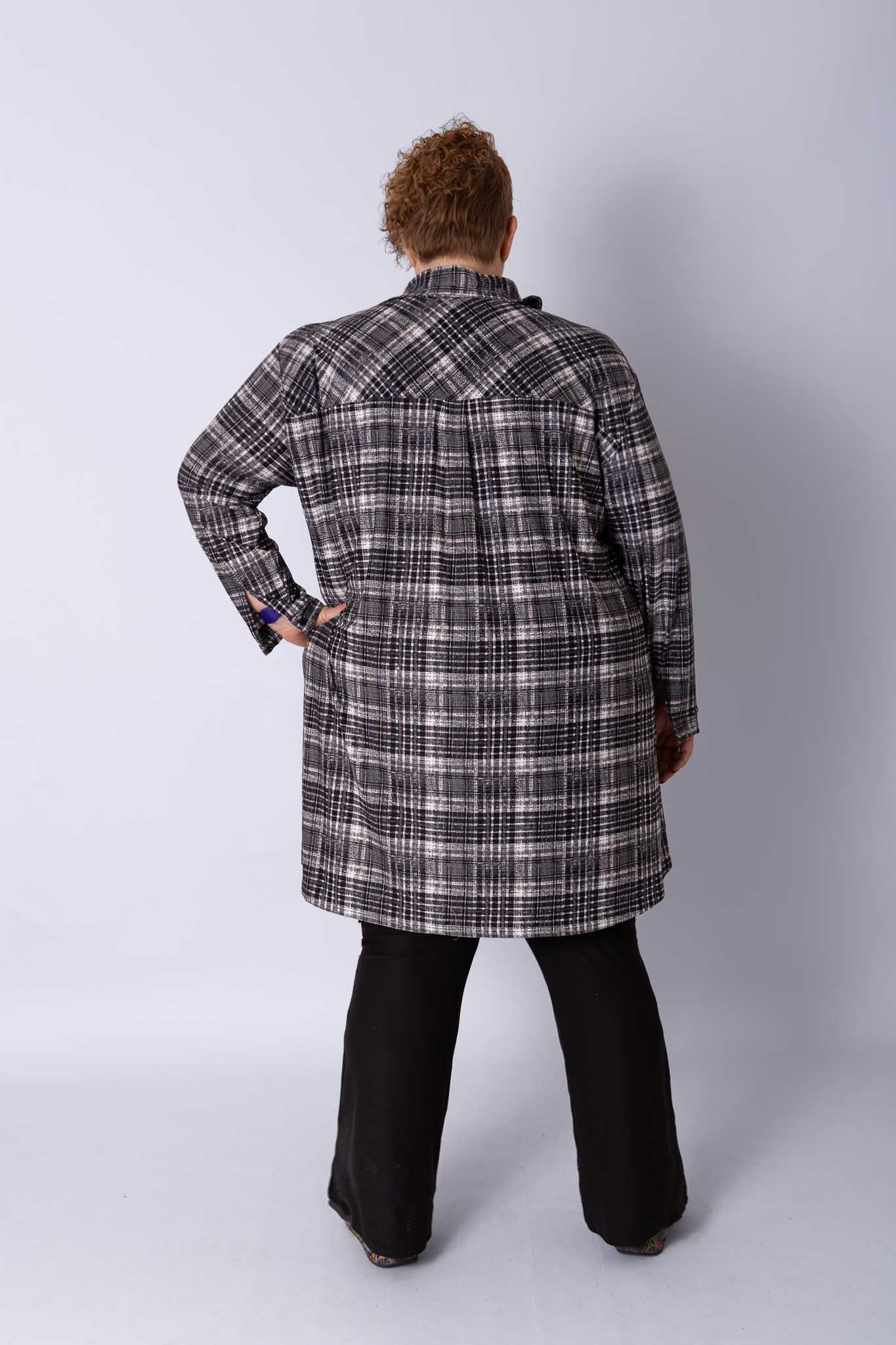 Blouse Tonny A-lijn ruit kimo