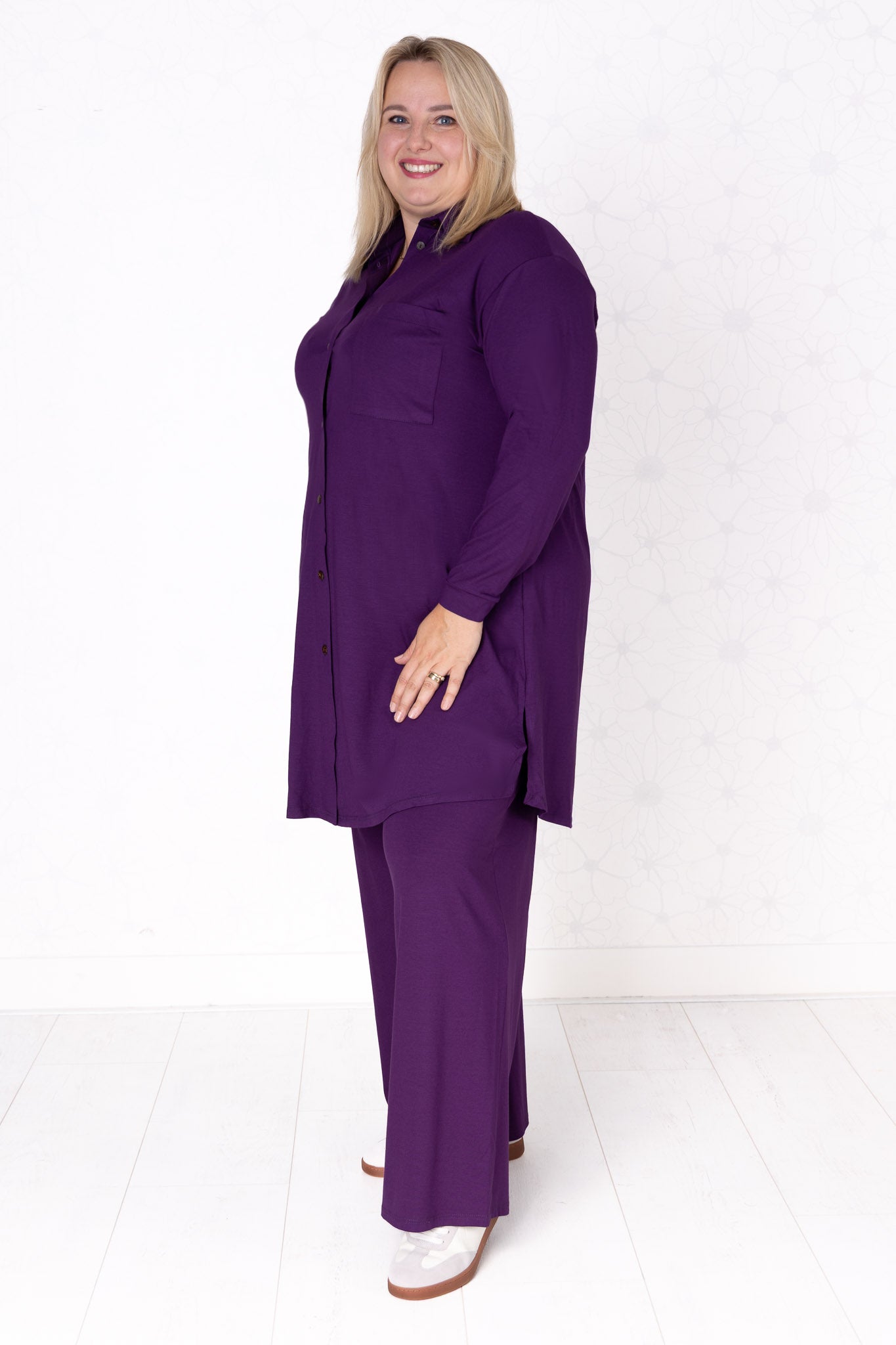Blouse Tonny | A-lijn | lange mouw | Viscose | 105cm