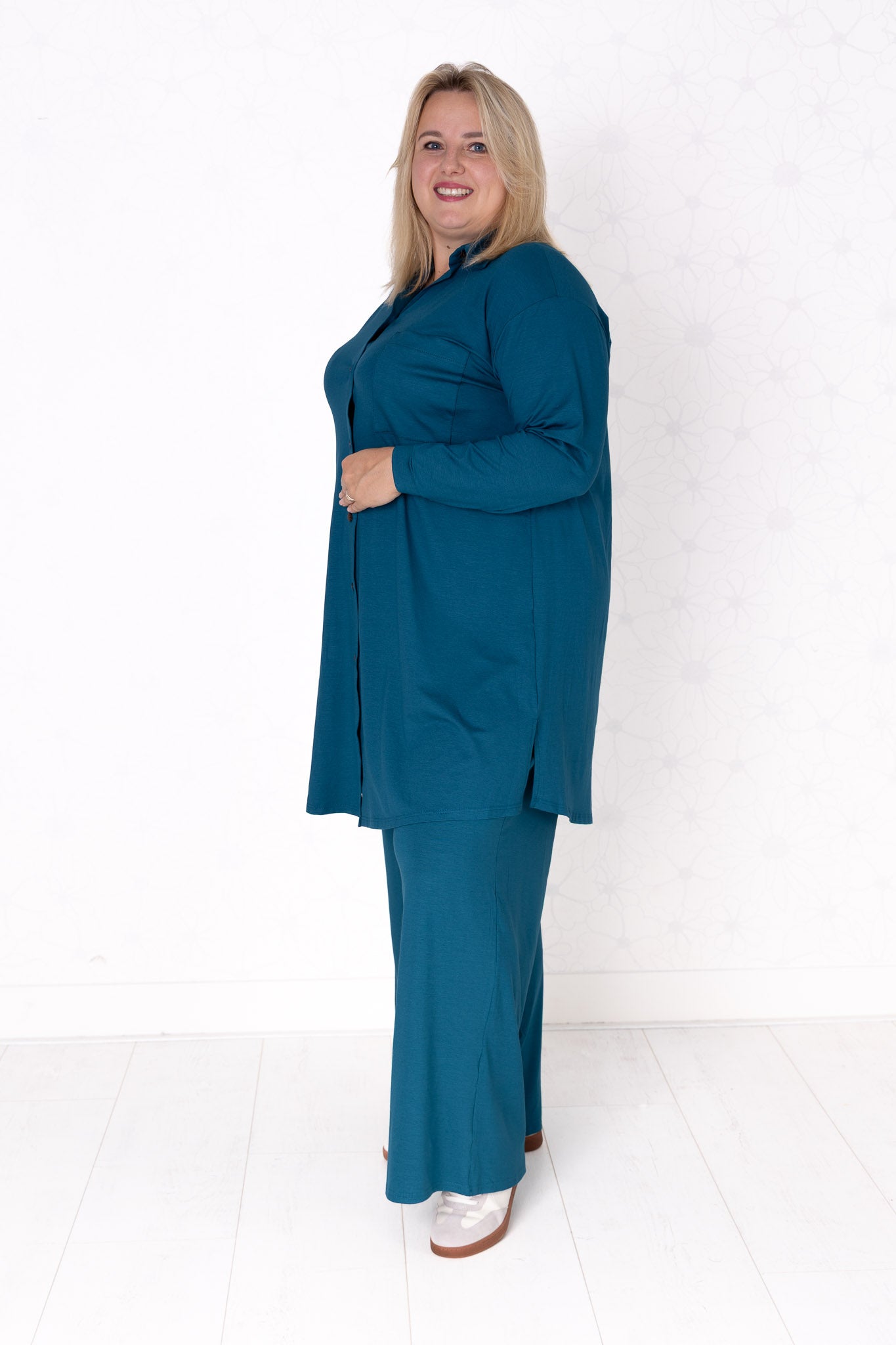 Blouse Tonny | A-lijn | lange mouw | Viscose | 105cm