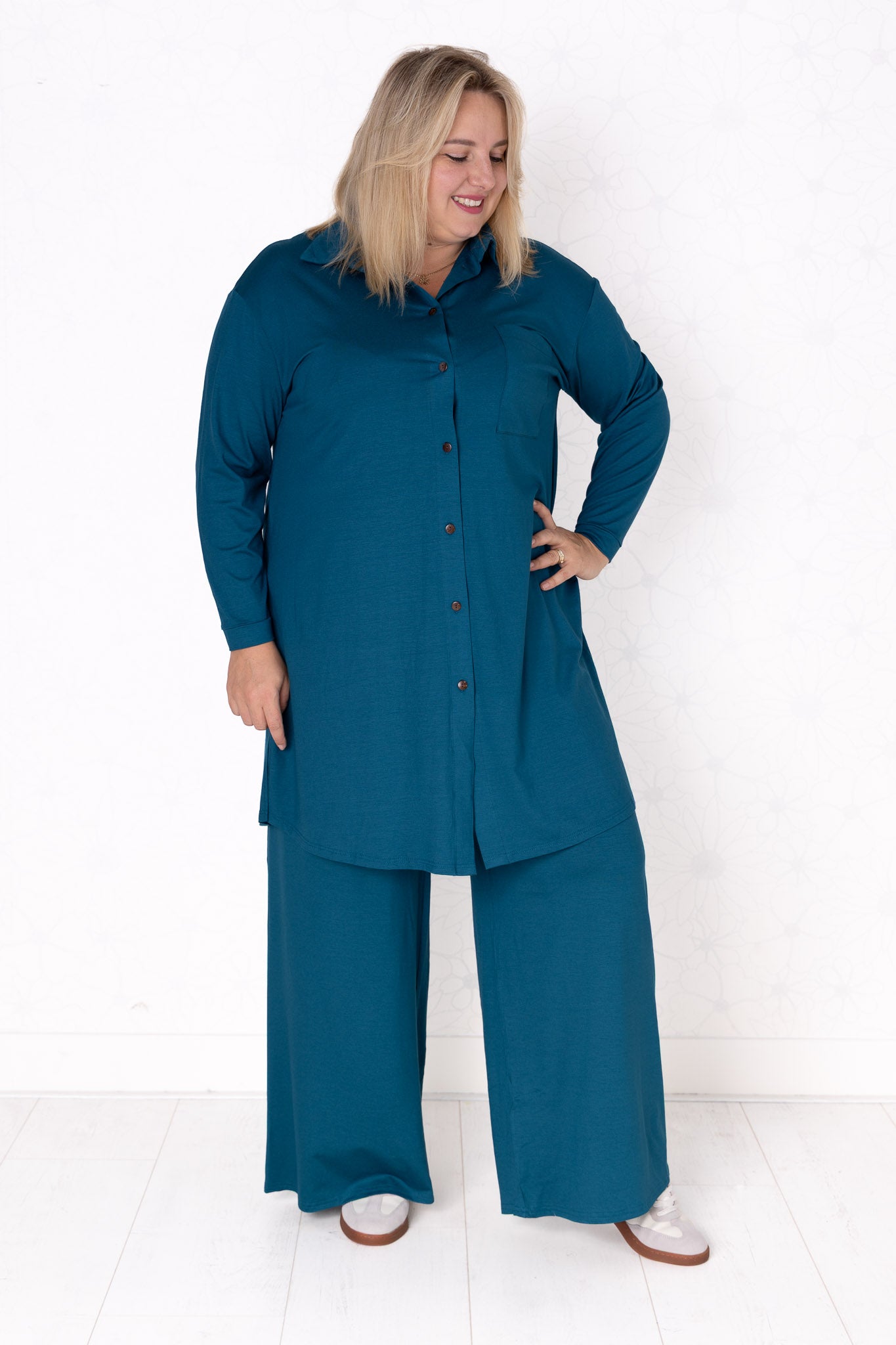 Blouse Tonny | A-lijn | lange mouw | Viscose | 105cm