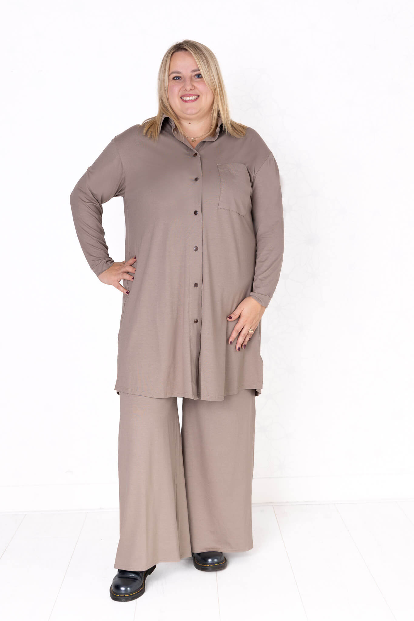 Blouse Tonny | A-lijn | lange mouw | Viscose | 105cm