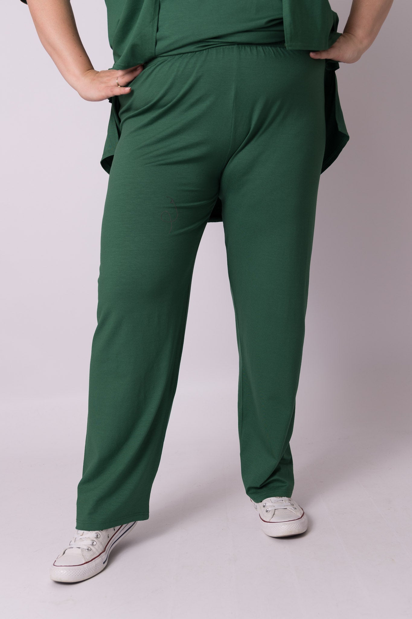 Klassieke broek rechte pijpen viscose | binnenbeenlengte 70-75cm
