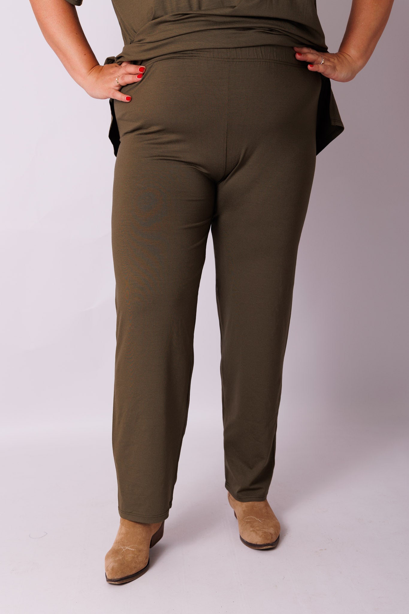 Klassieke broek rechte pijpen viscose | binnenbeenlengte 70-75cm