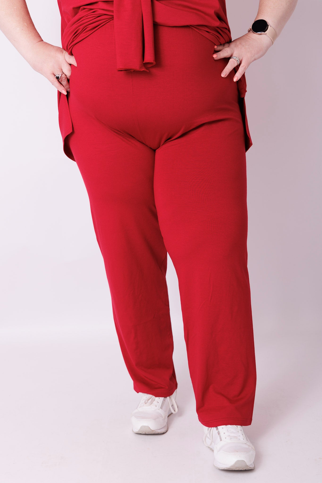 Klassieke broek rechte pijpen viscose | binnenbeenlengte 70-75cm