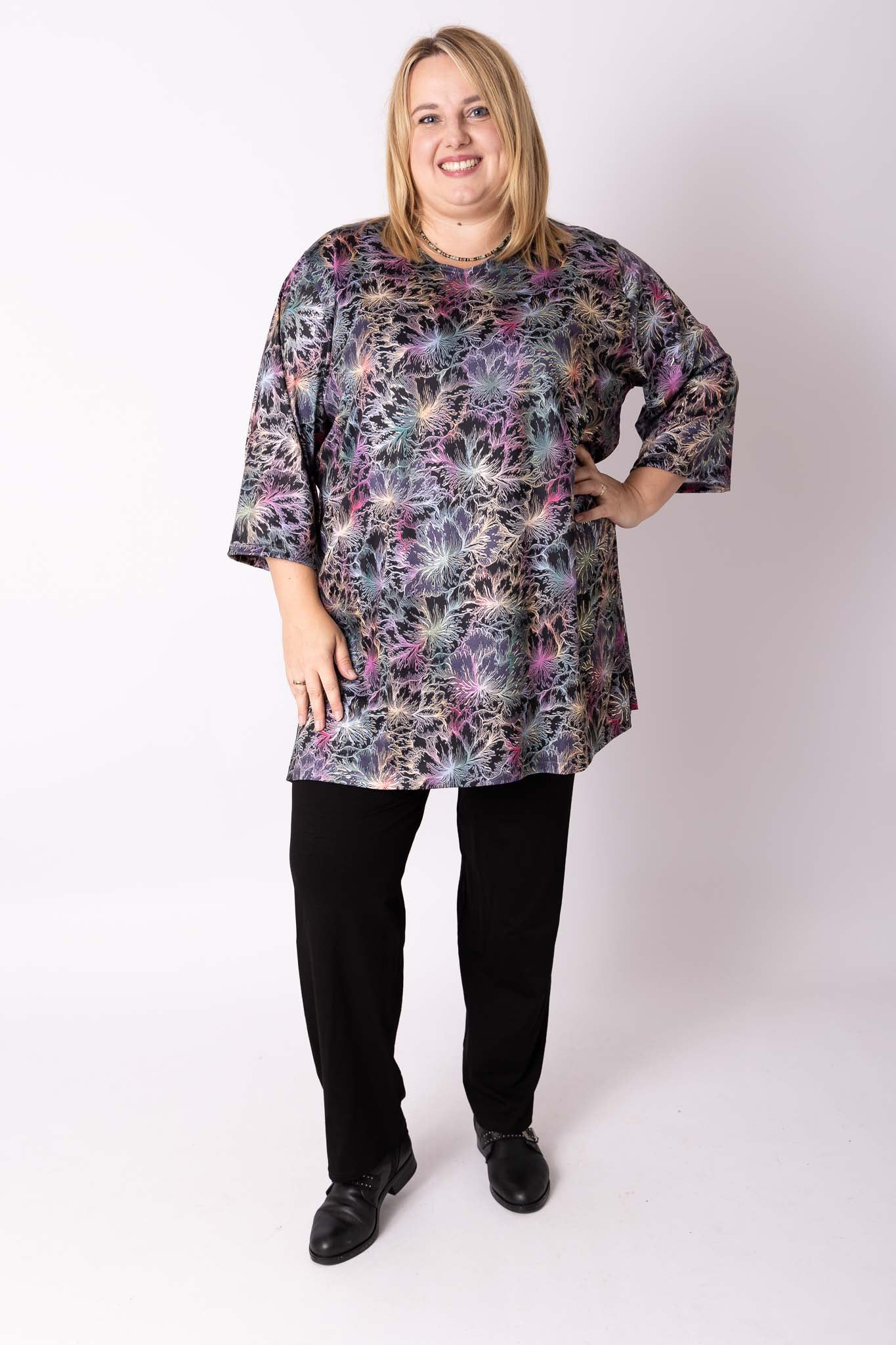 Klassieke broek rechte pijpen viscose | binnenbeenlengte 70-75cm