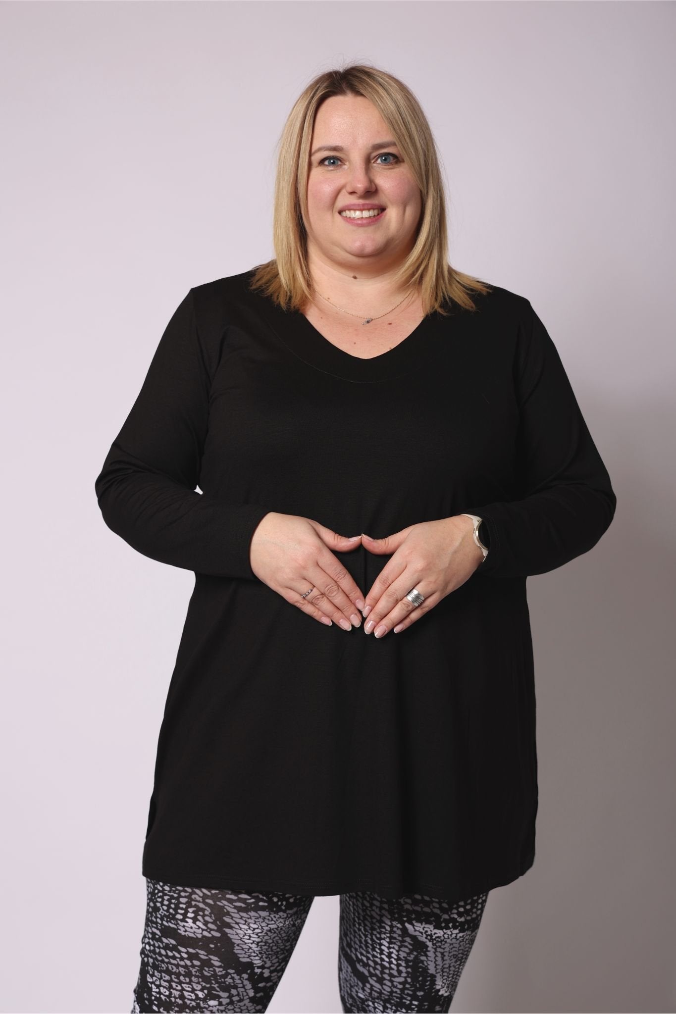 Top Erna | lange mouwen | viscose | 90cm