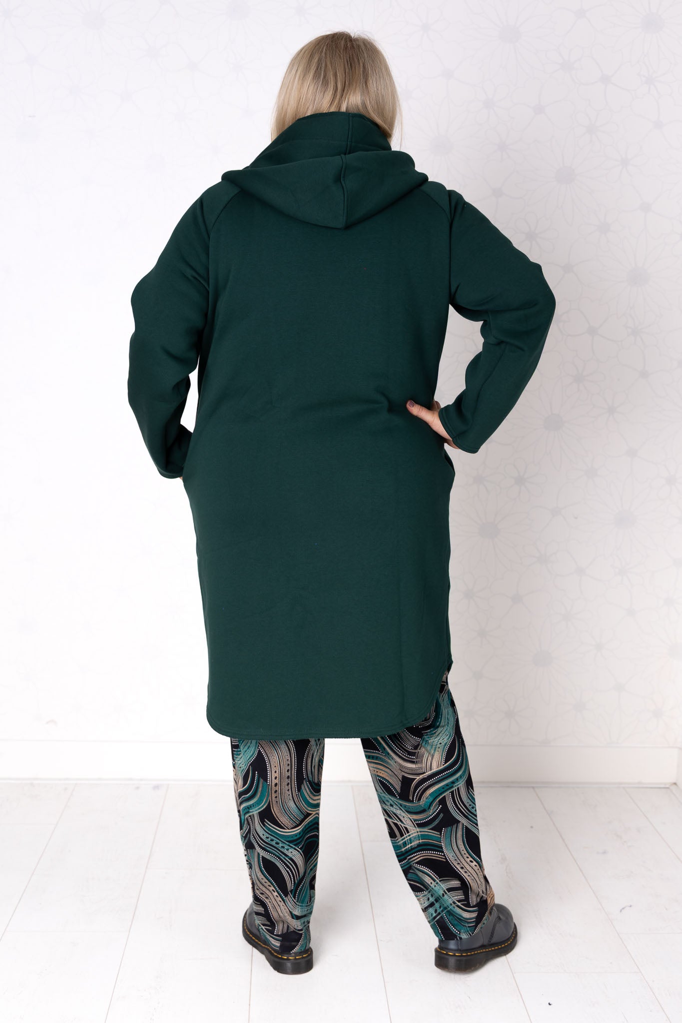 Tussenjas Joke met capuchon | Recht-model | Katoen | 110cm