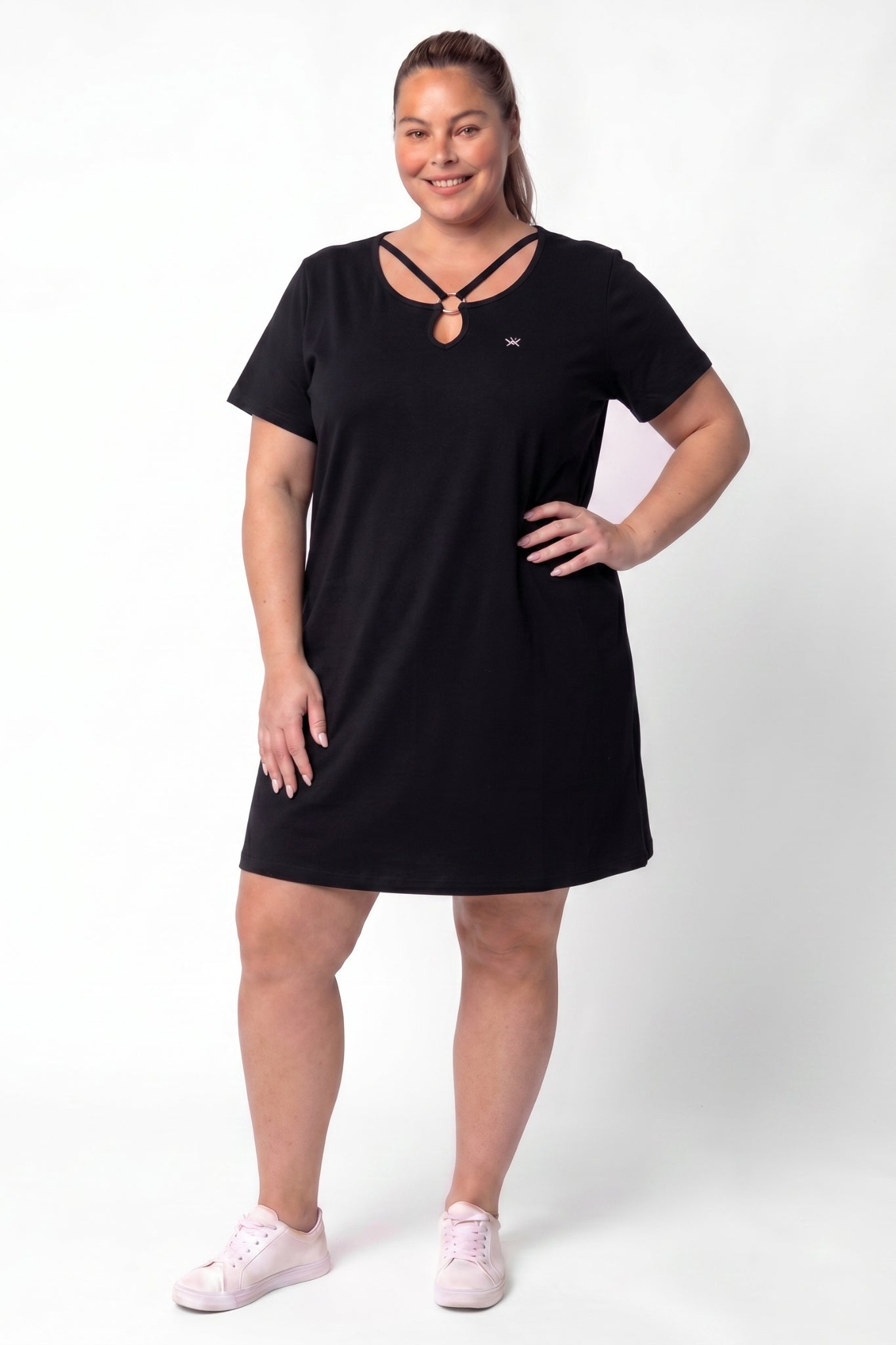 Jurk Selena | 105 cm | One Size 48/50 | Katoen | Comfort Stretch