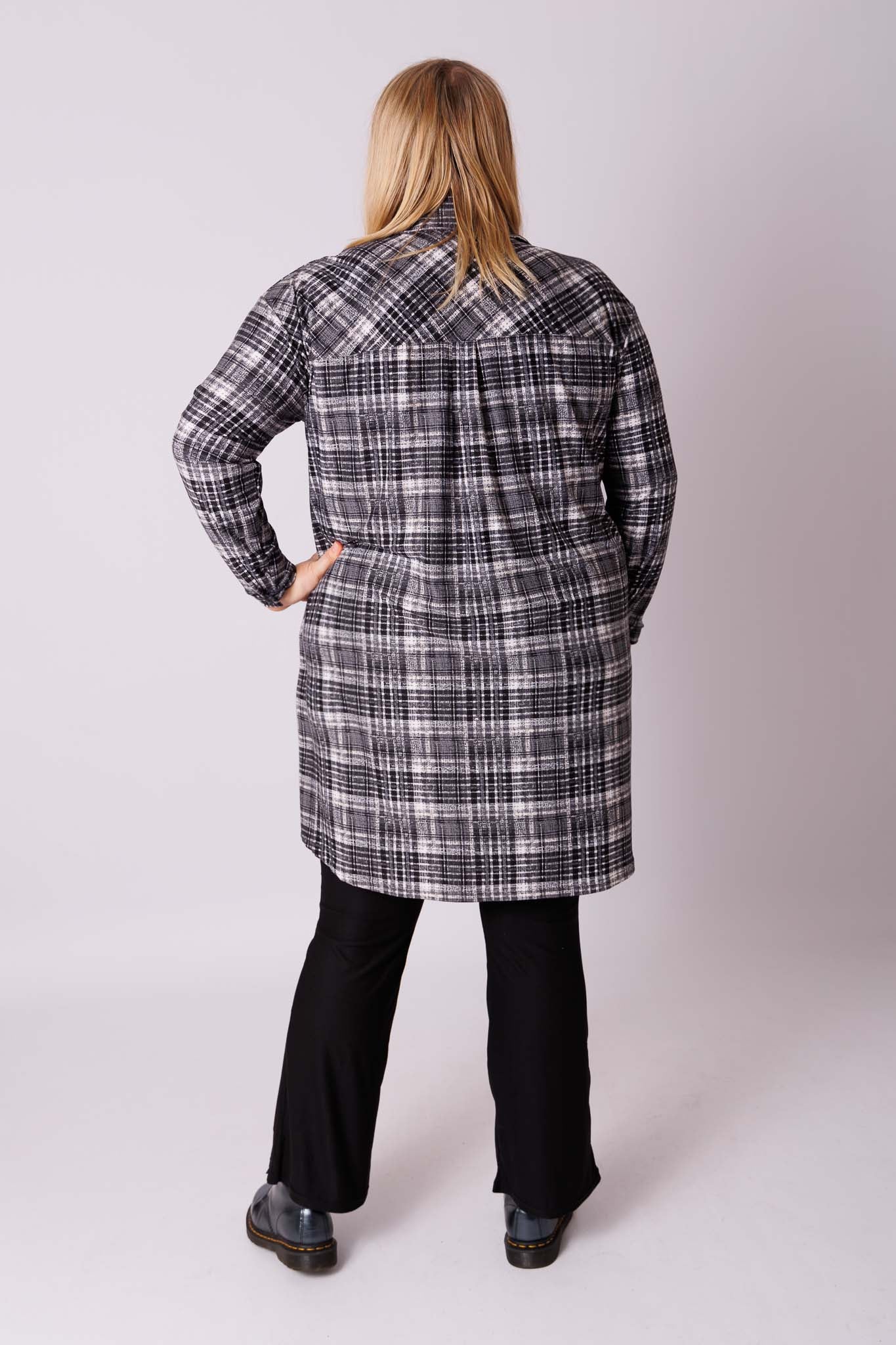 Blouse Tonny A-lijn ruit kimo
