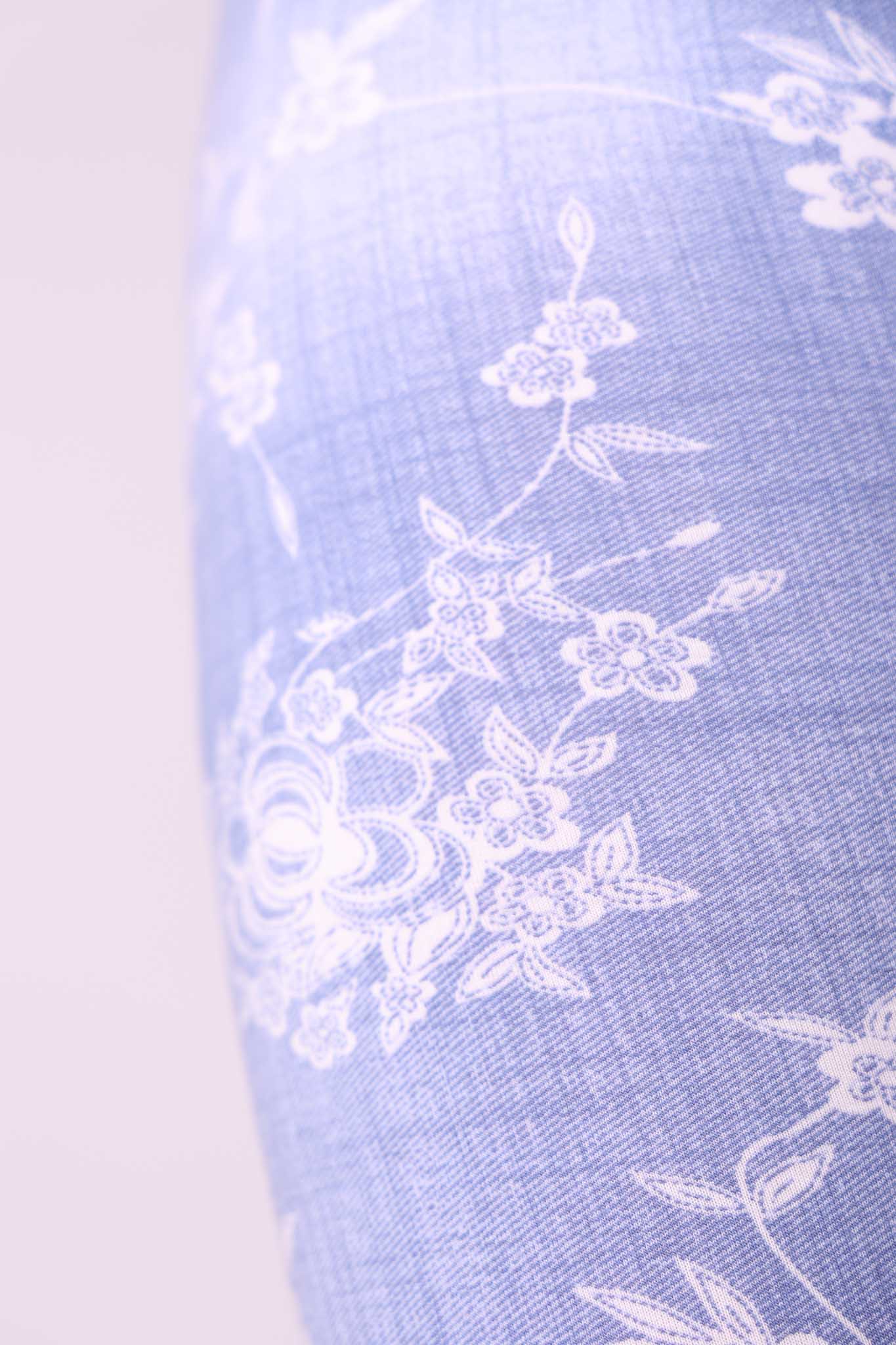 Legging Kate versleten jeans look met bloemen
