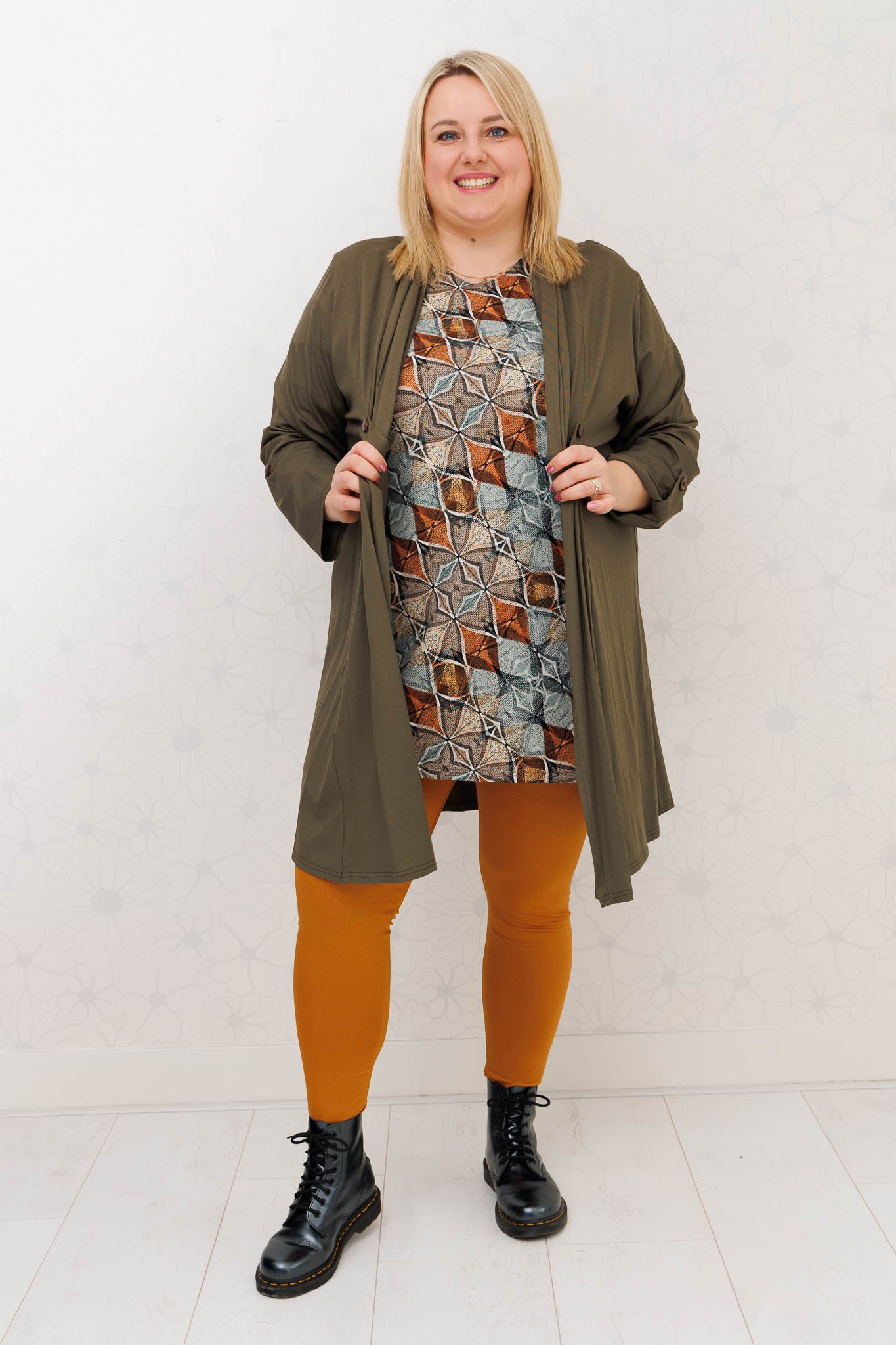 Shirt Eva diamant viscose 90cm