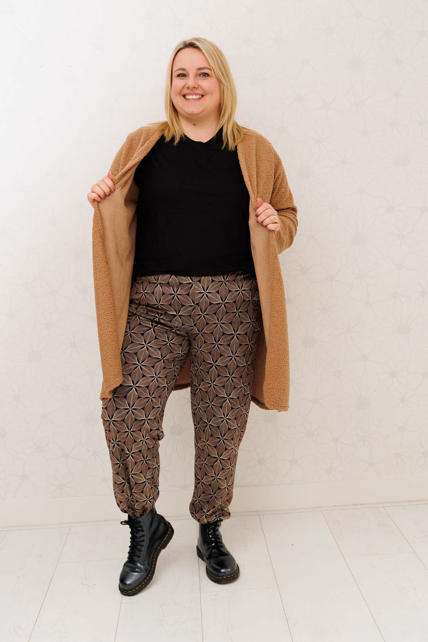 Broek Esther met zakken caleidoscoop | binnenbeen circa. 75cm