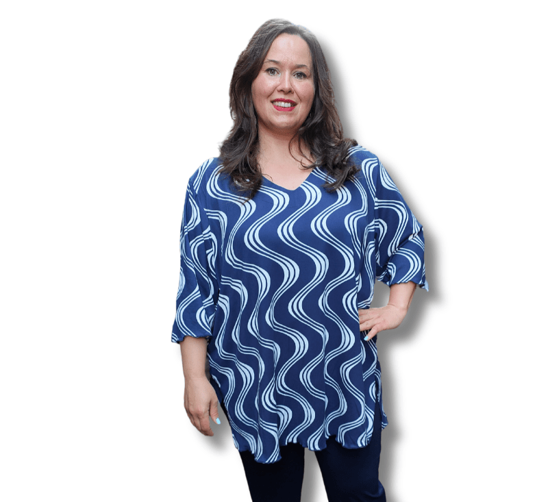Shirt Ans travel stof 80 cm one size 52/56