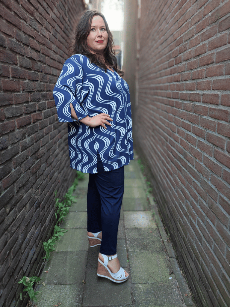 Shirt Ans travel stof 80 cm one size 52/56