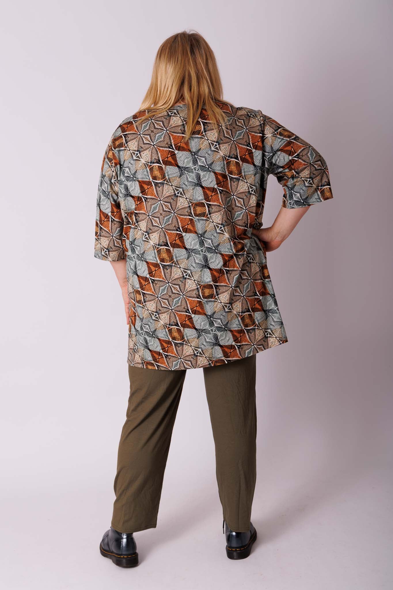 Shirt Eva diamant viscose 90cm