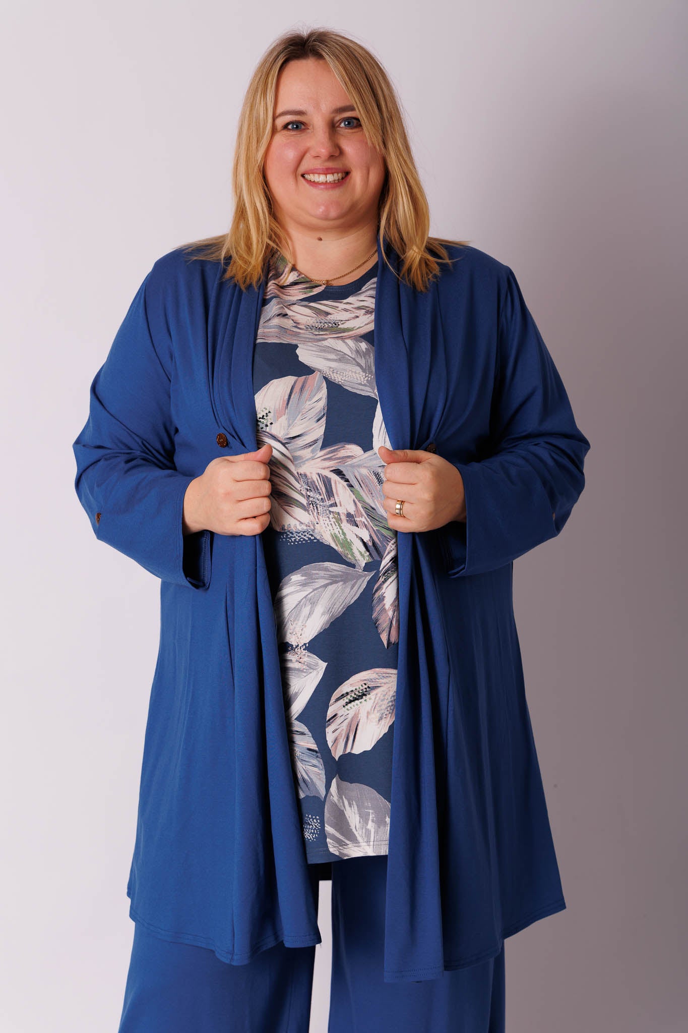Shirt Eva bladeren viscose 90cm