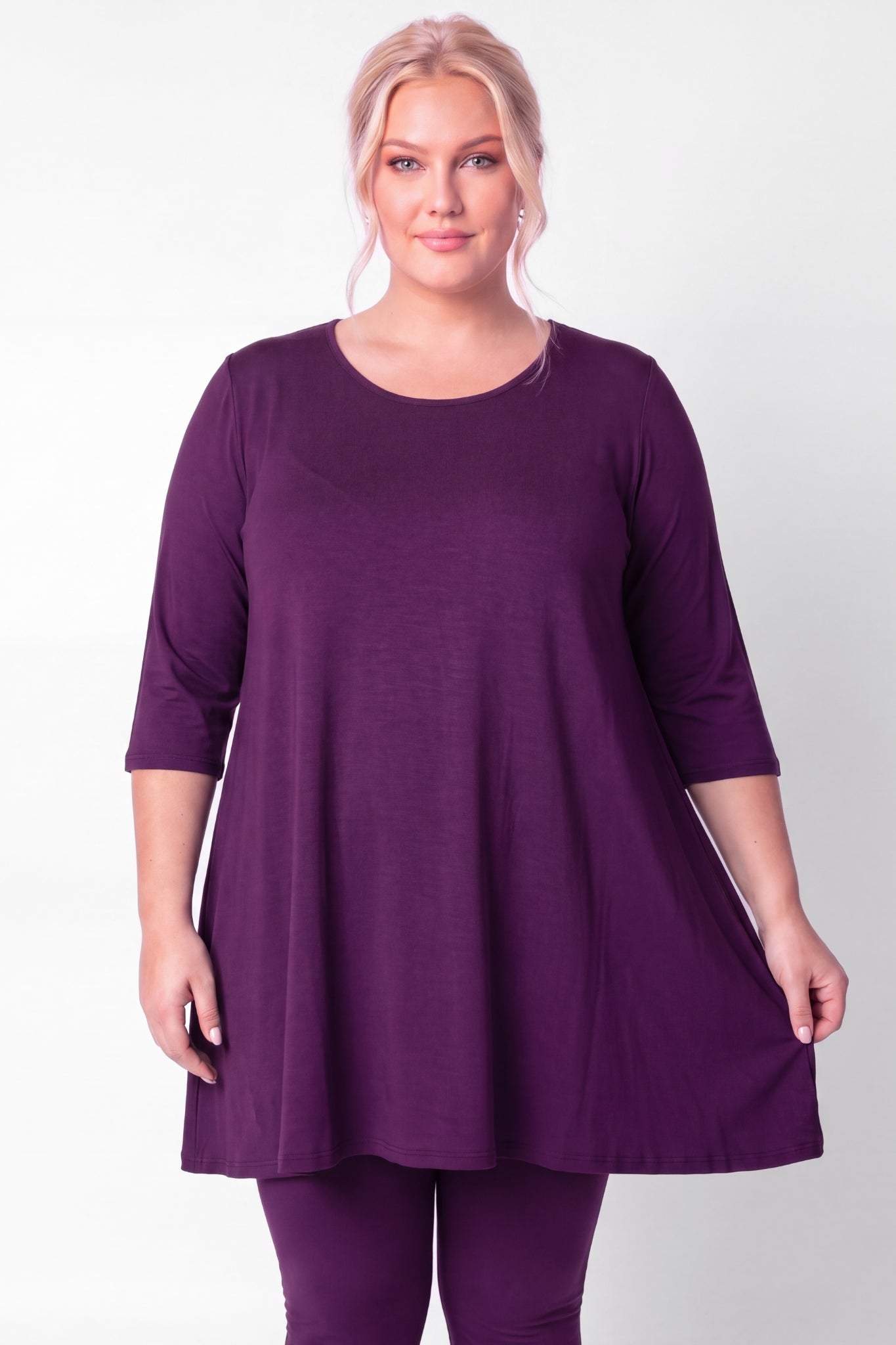 Top Durkje | 3/4 mouwen | Viscose | A-lijn | 90/96 cm
