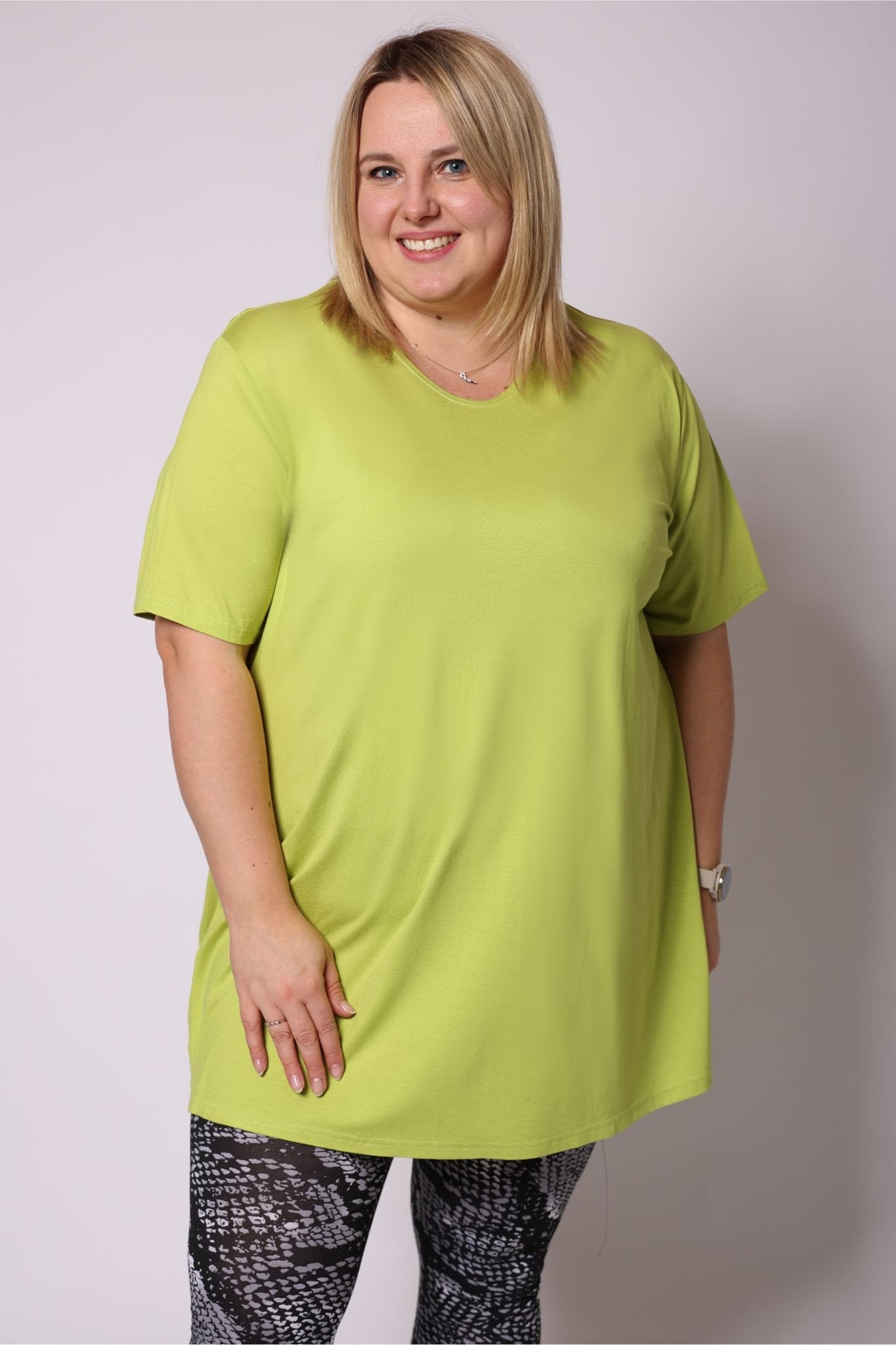 T-shirt Eva viscose 90cm zomer kleurtjes