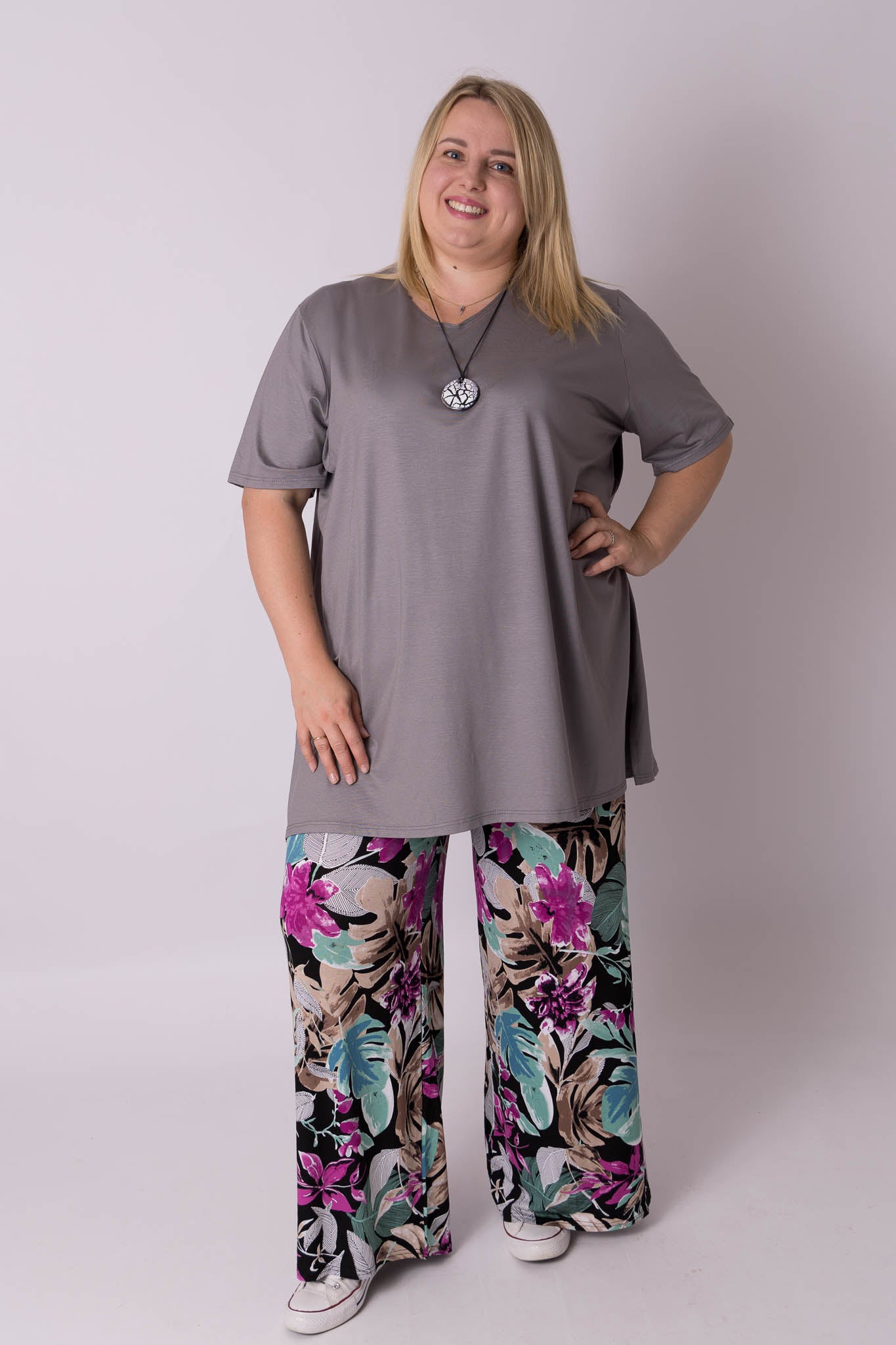 T-shirt Eva viscose 90cm geselcteerde kleuren uitverkoop