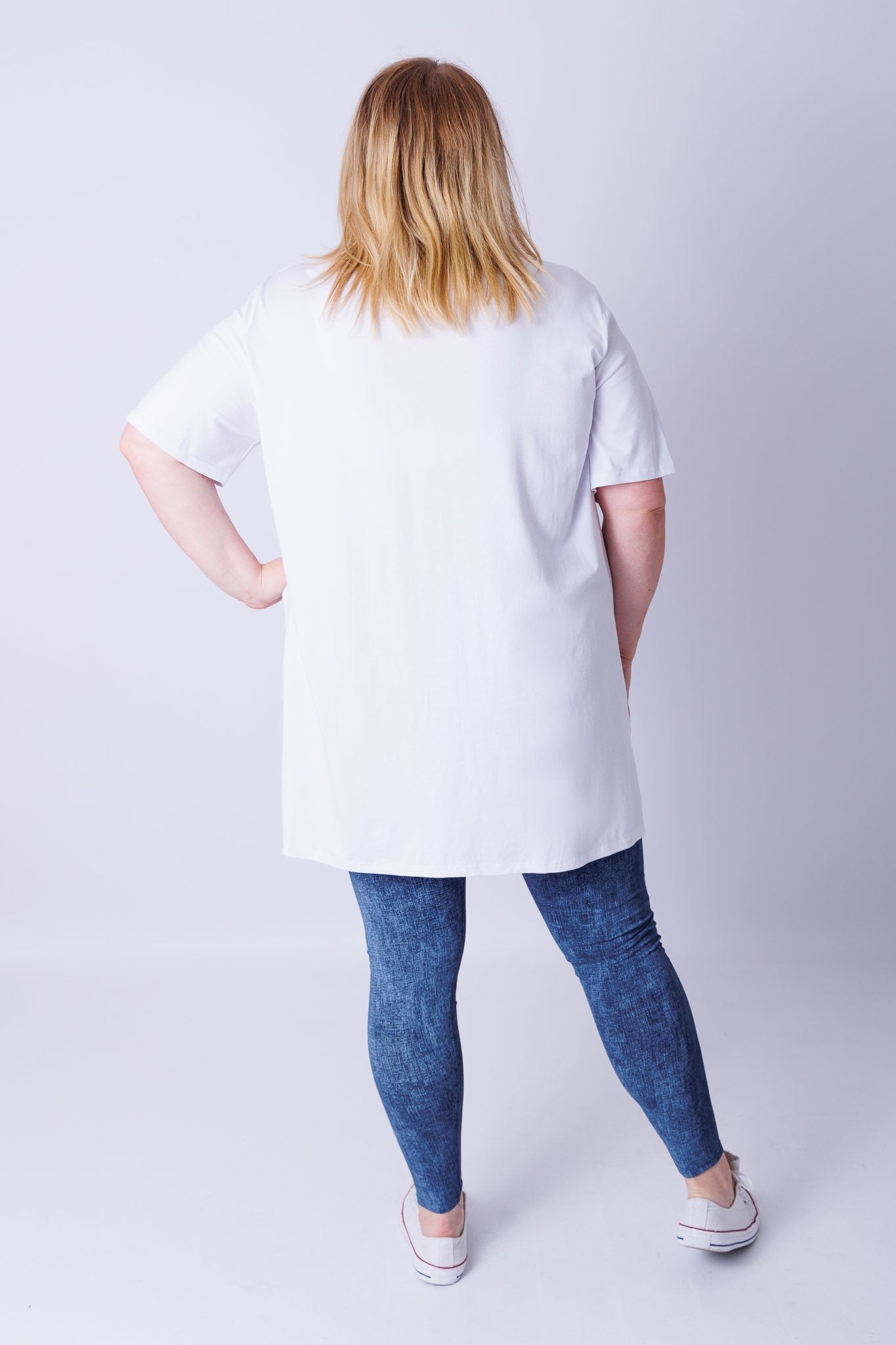 T-shirt Eva viscose 90cm zomer kleurtjes