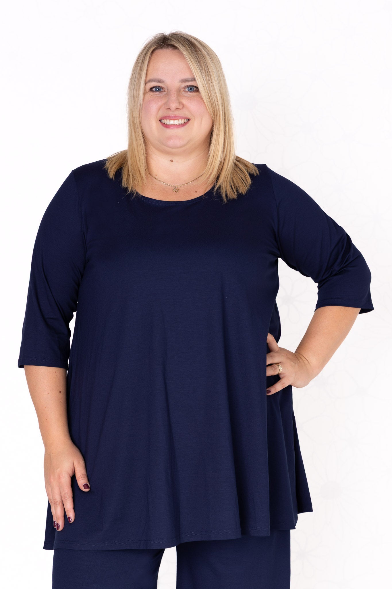Top Durkje | 3/4 mouwen | Viscose | A-lijn | 80/86 cm