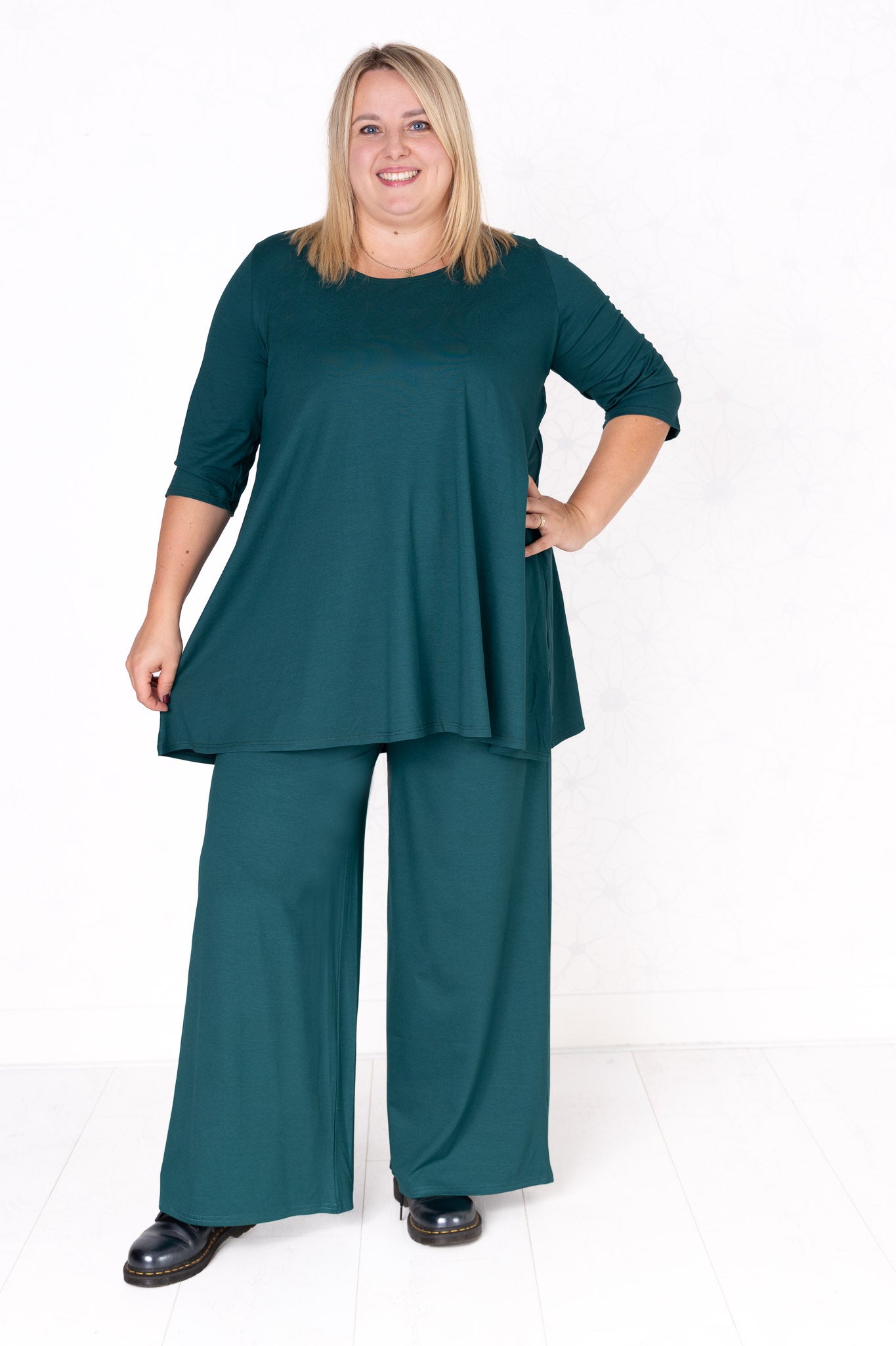 Top Durkje | 3/4 mouwen | Viscose | A-lijn | 80/86 cm