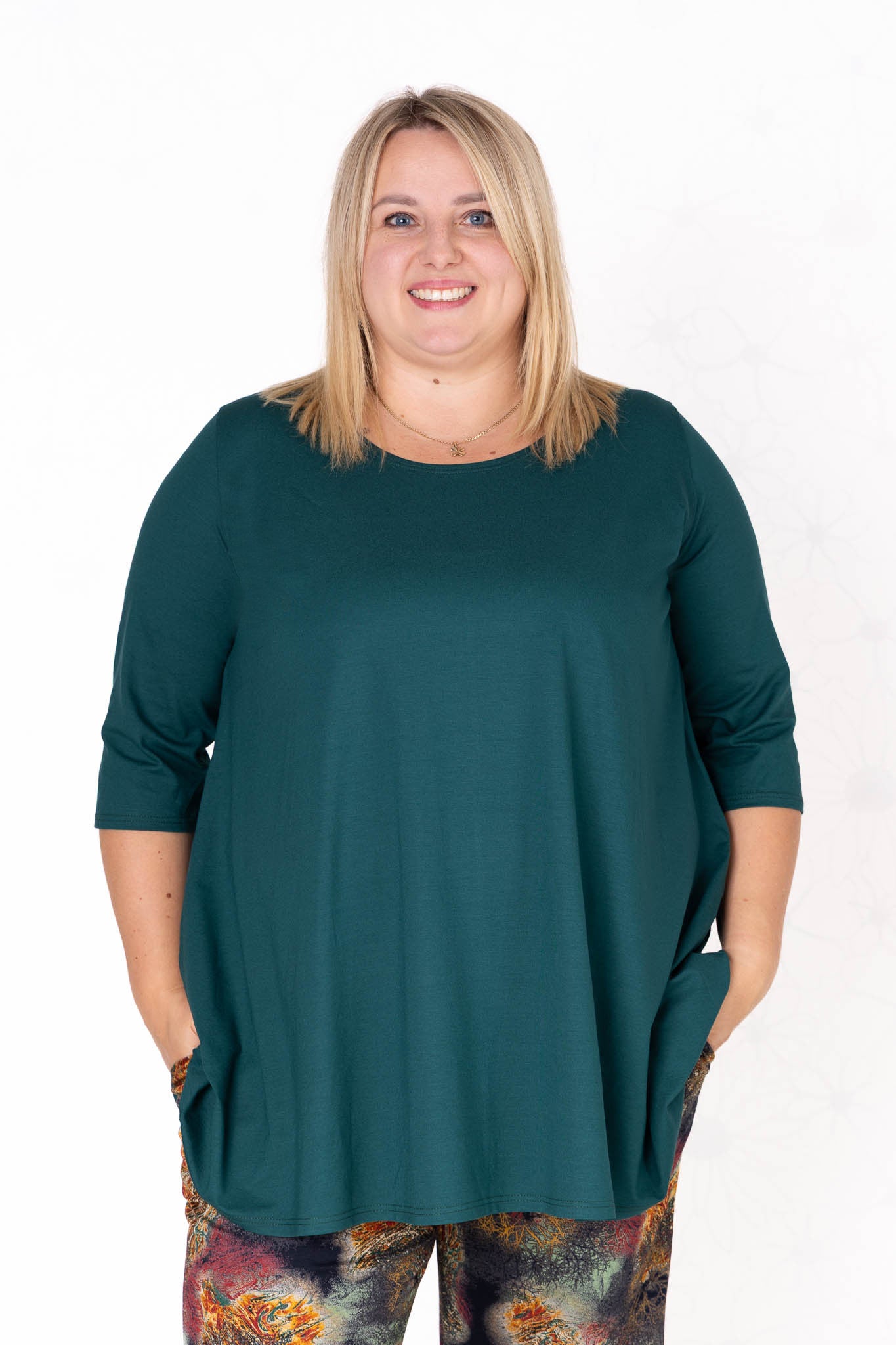 Top Durkje | 3/4 mouwen | Viscose | A-lijn | 80/86 cm