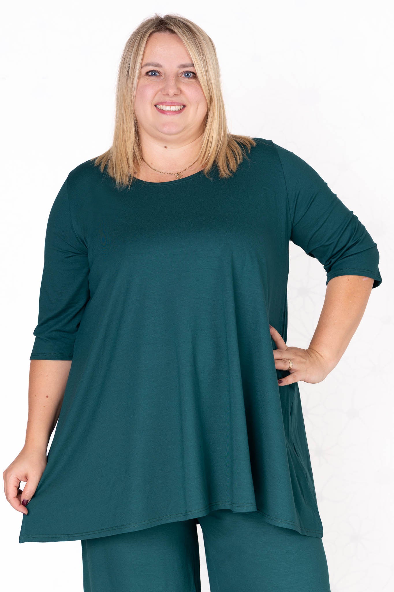 Top Durkje | 3/4 mouwen | Viscose | A-lijn | 80/86 cm