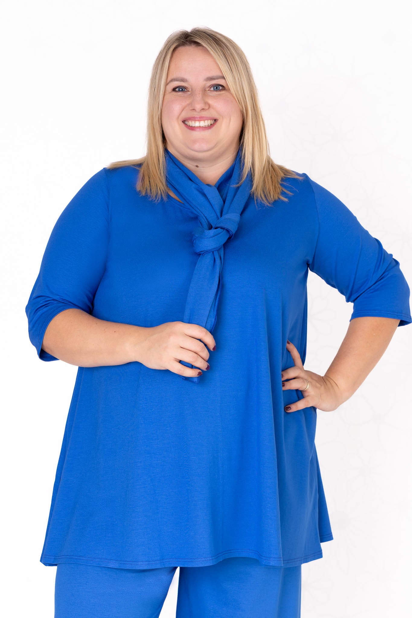 Top Durkje | 3/4 mouwen | Viscose | A-lijn | 80/86 cm