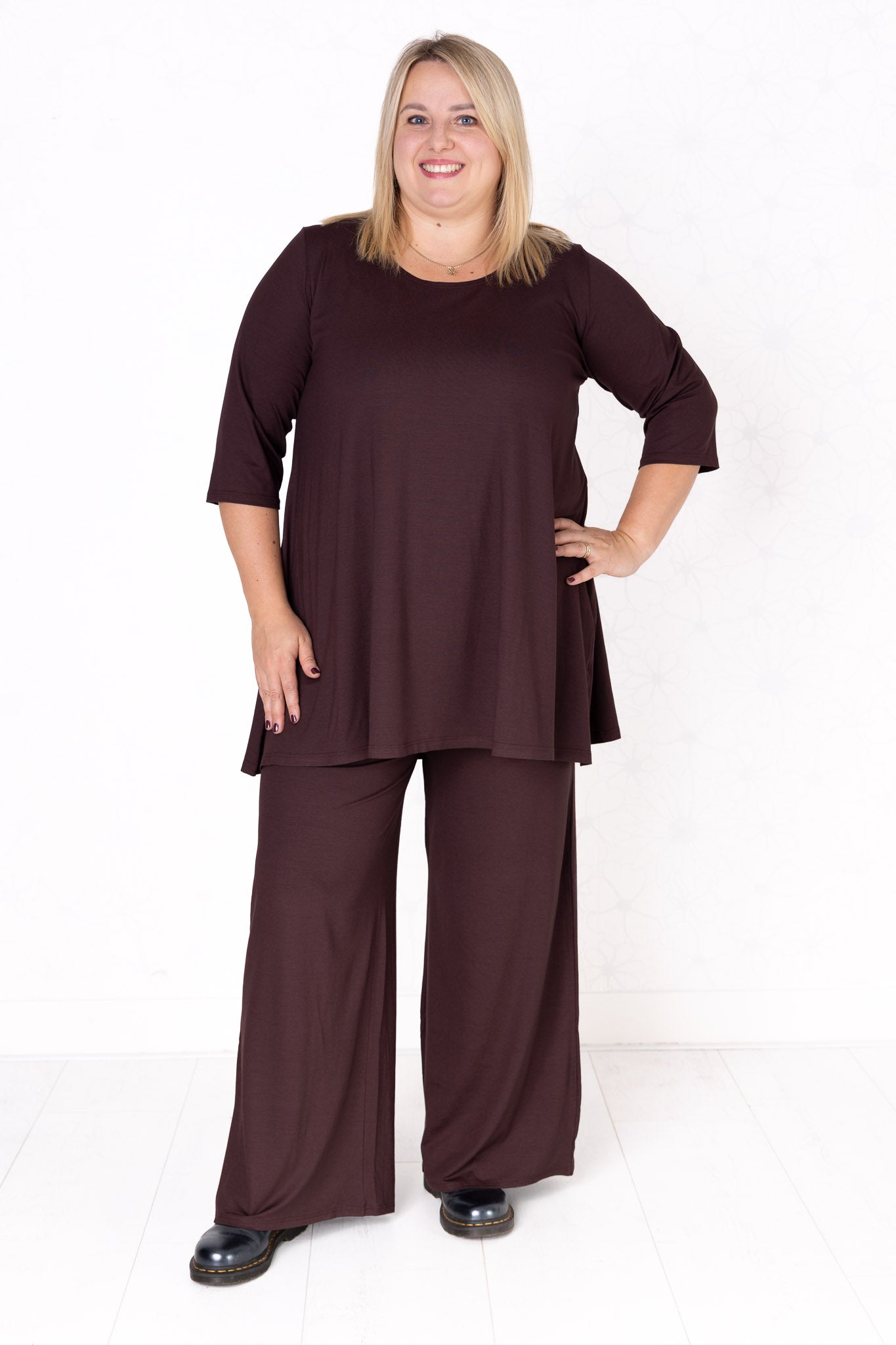 Top Durkje | 3/4 mouwen | Viscose | A-lijn | 80/86 cm