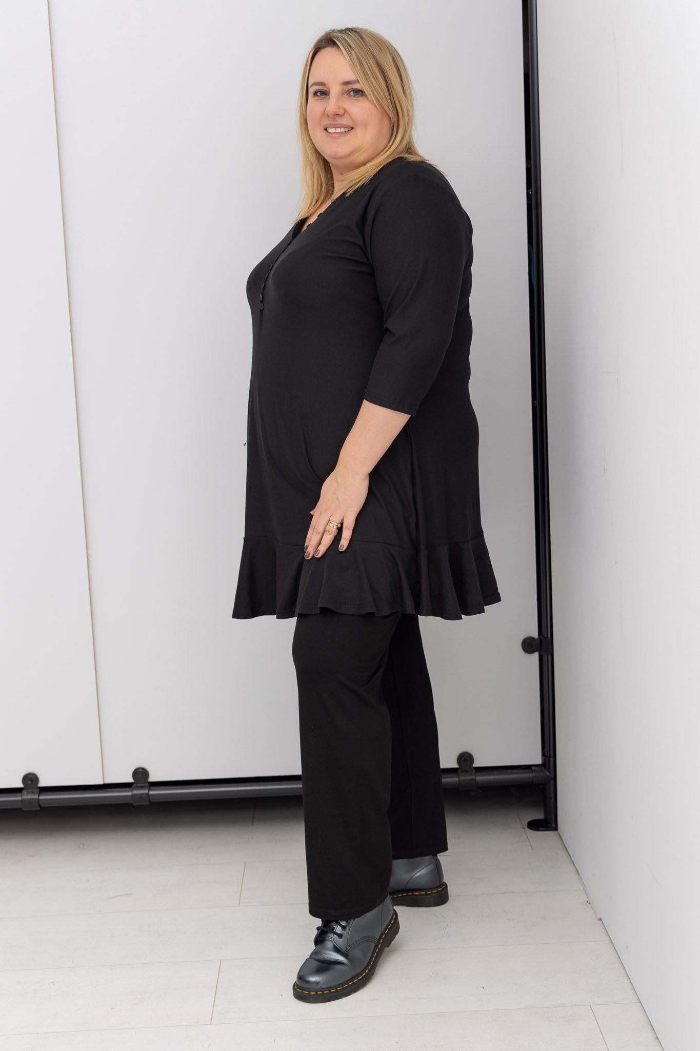 Top Ada zwart kimo 100 cm