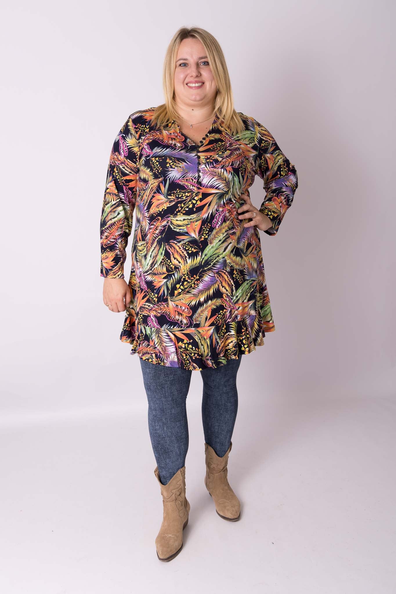 Top Ada veren abstract 95-100 cm viscose