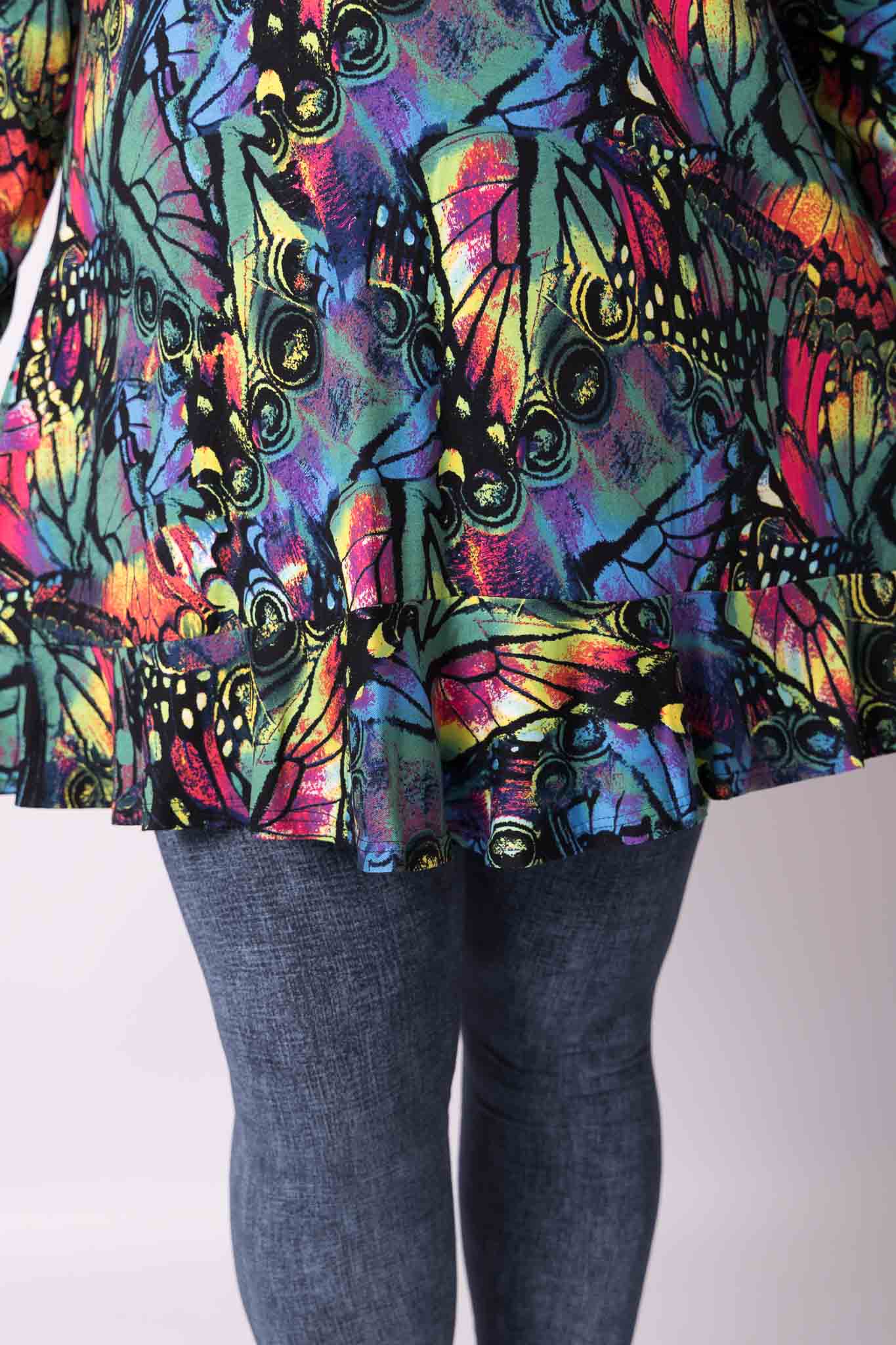 Top Ada vlinder abstract 95-100 cm viscose