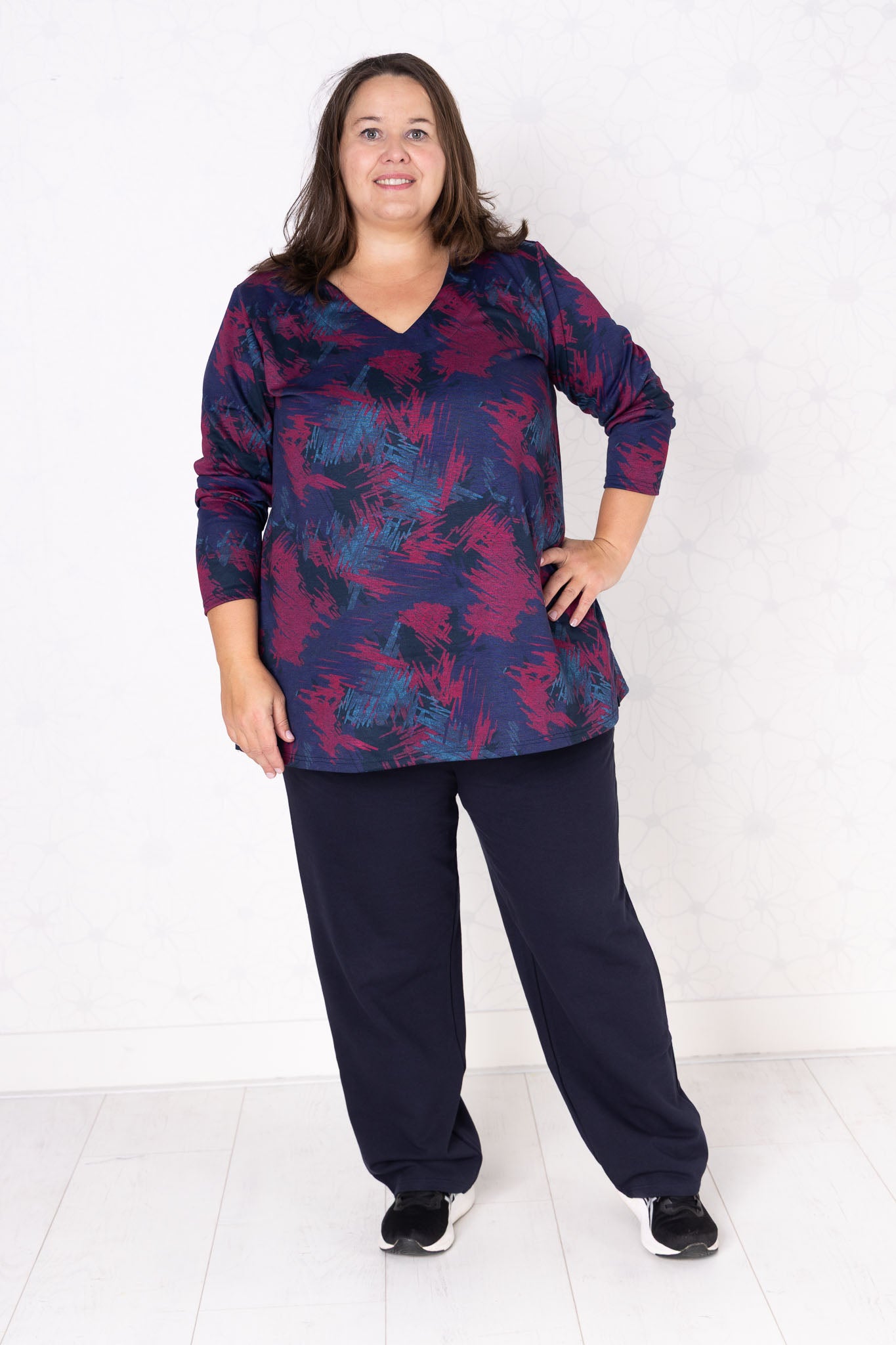 Top Erna | Midnight Brush | Modal | 80cm
