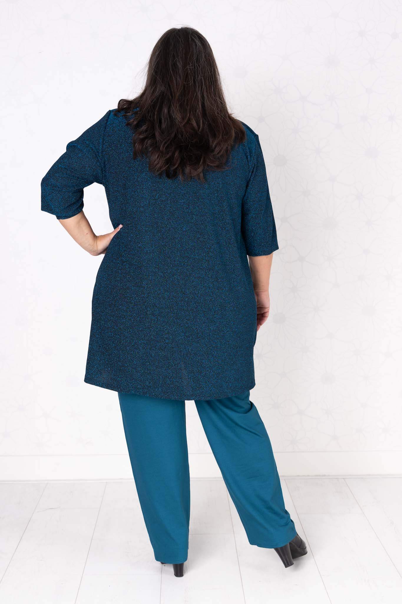 Top Erna Luna Sparkle | Feestelijke glans & comfort |vier kleuren | 90 cm