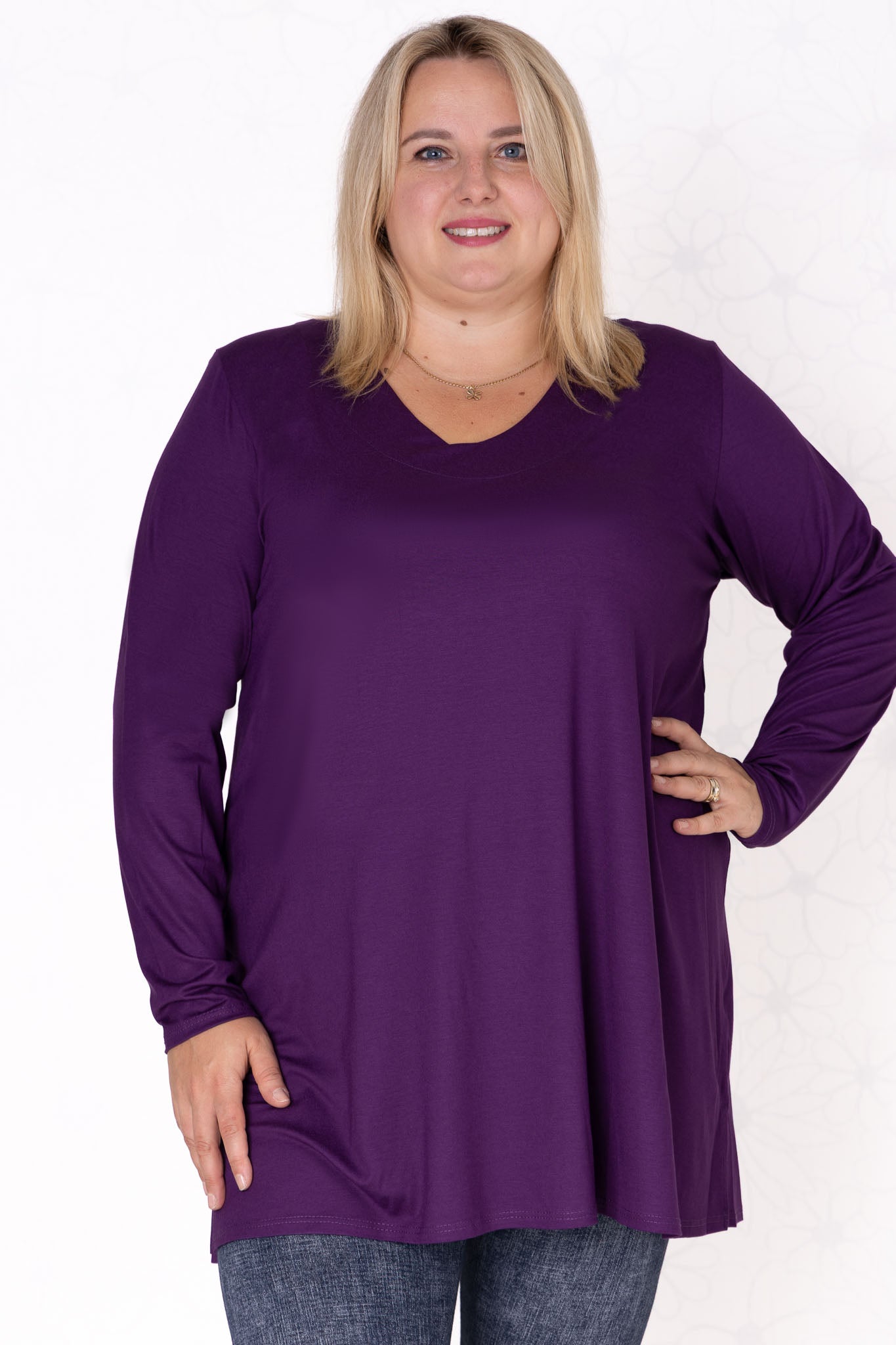 Top Erna | lange mouwen | viscose | 90cm