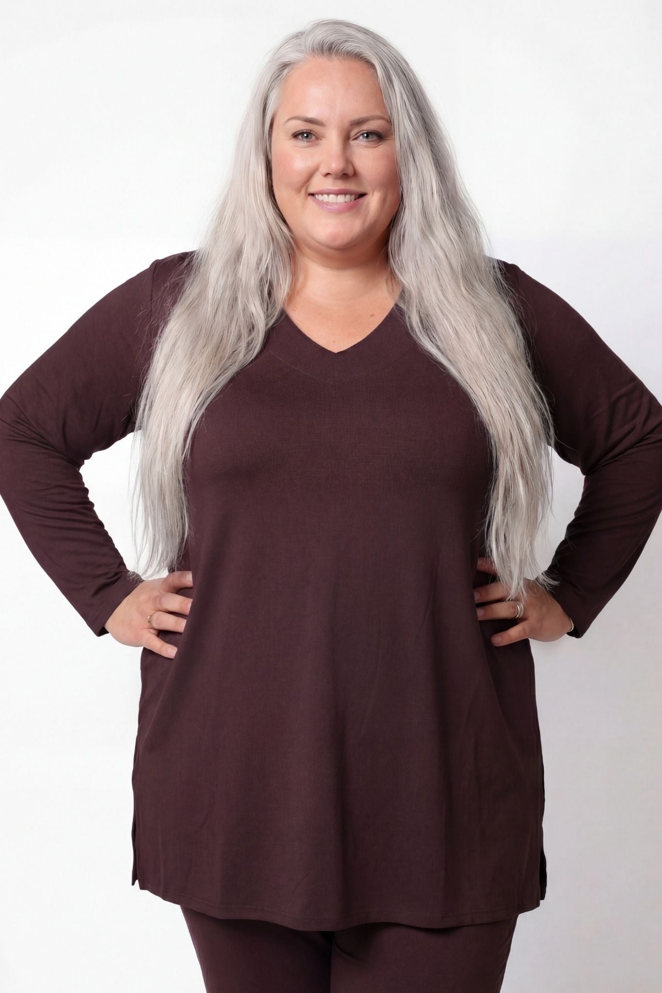 Top Erna | lange mouwen | viscose | 90cm