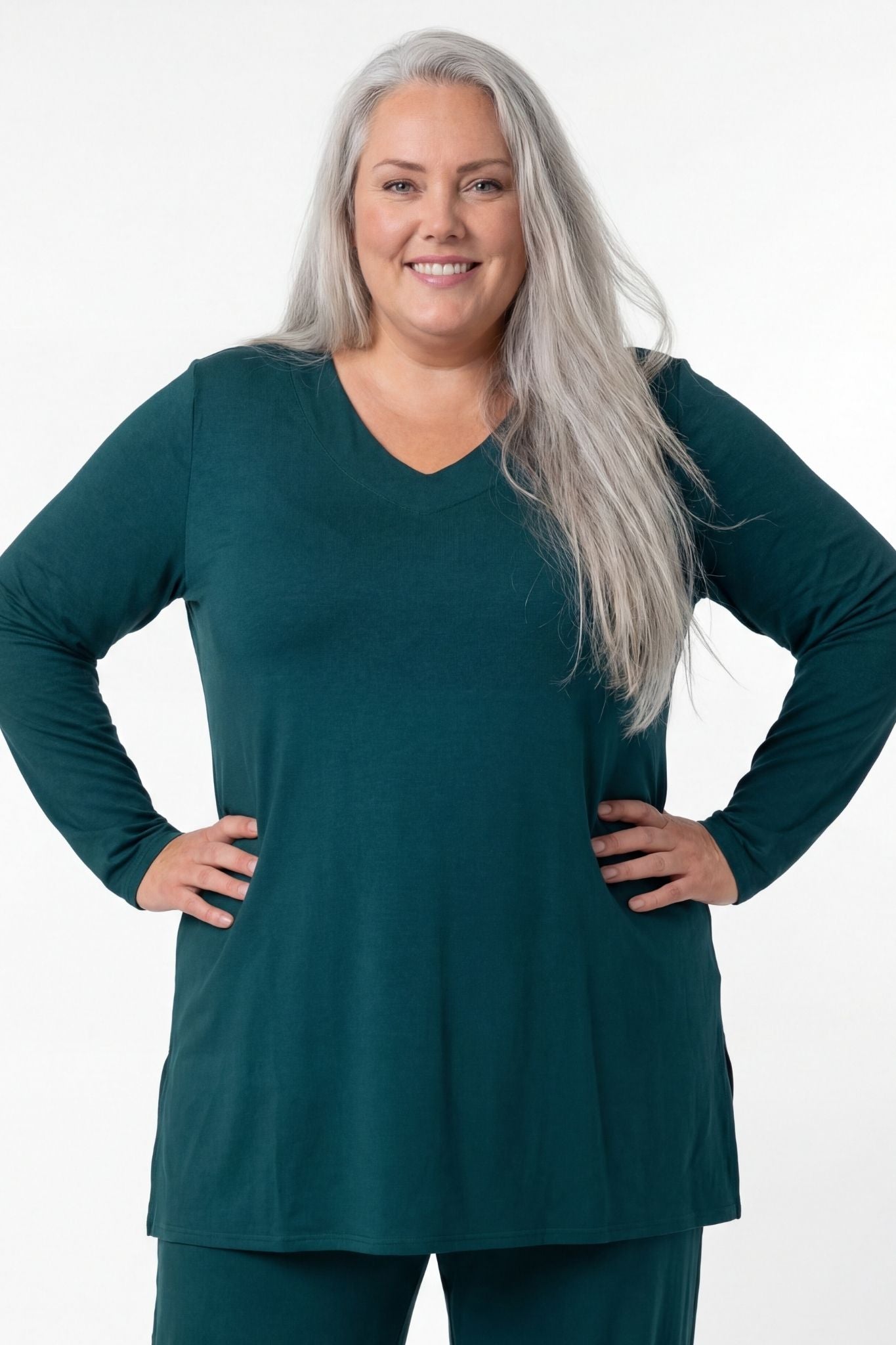 Top Erna | lange mouwen | viscose | 90cm