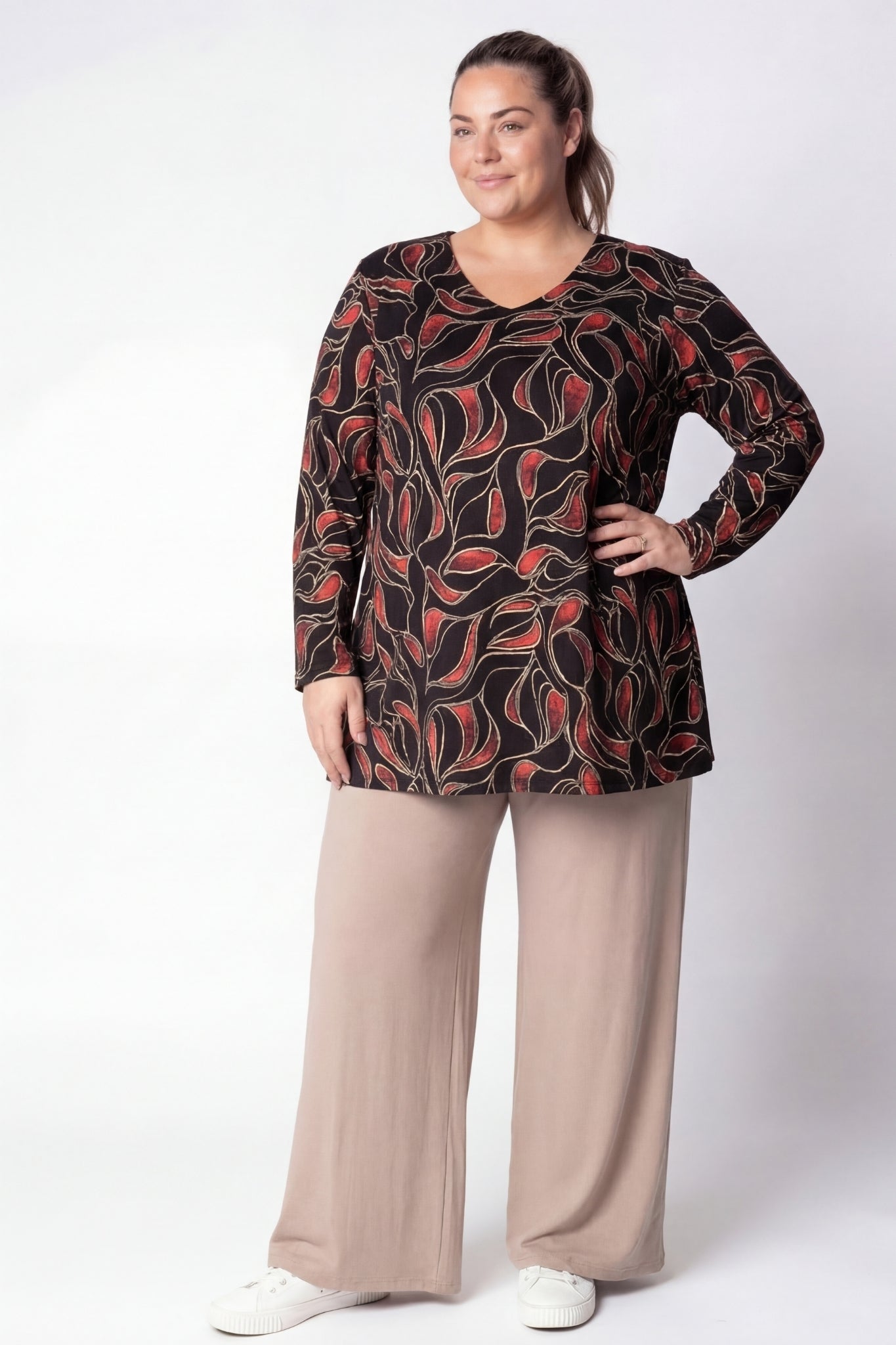 Top Erna| Ruby Flow| Viscose | 90 cm