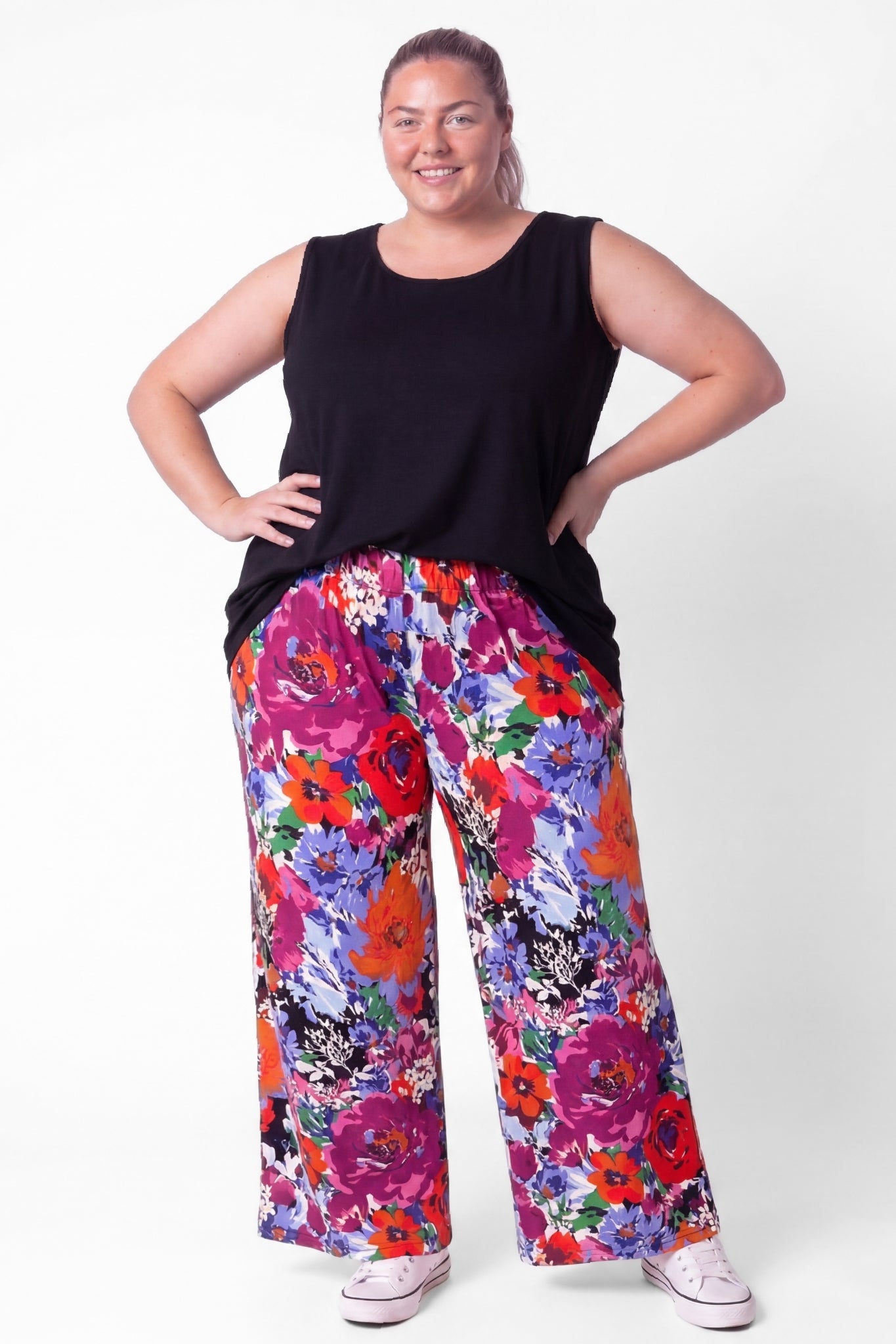 Top Linda | Mouwloos | A-lijn | Viscose | ca. 86 cm