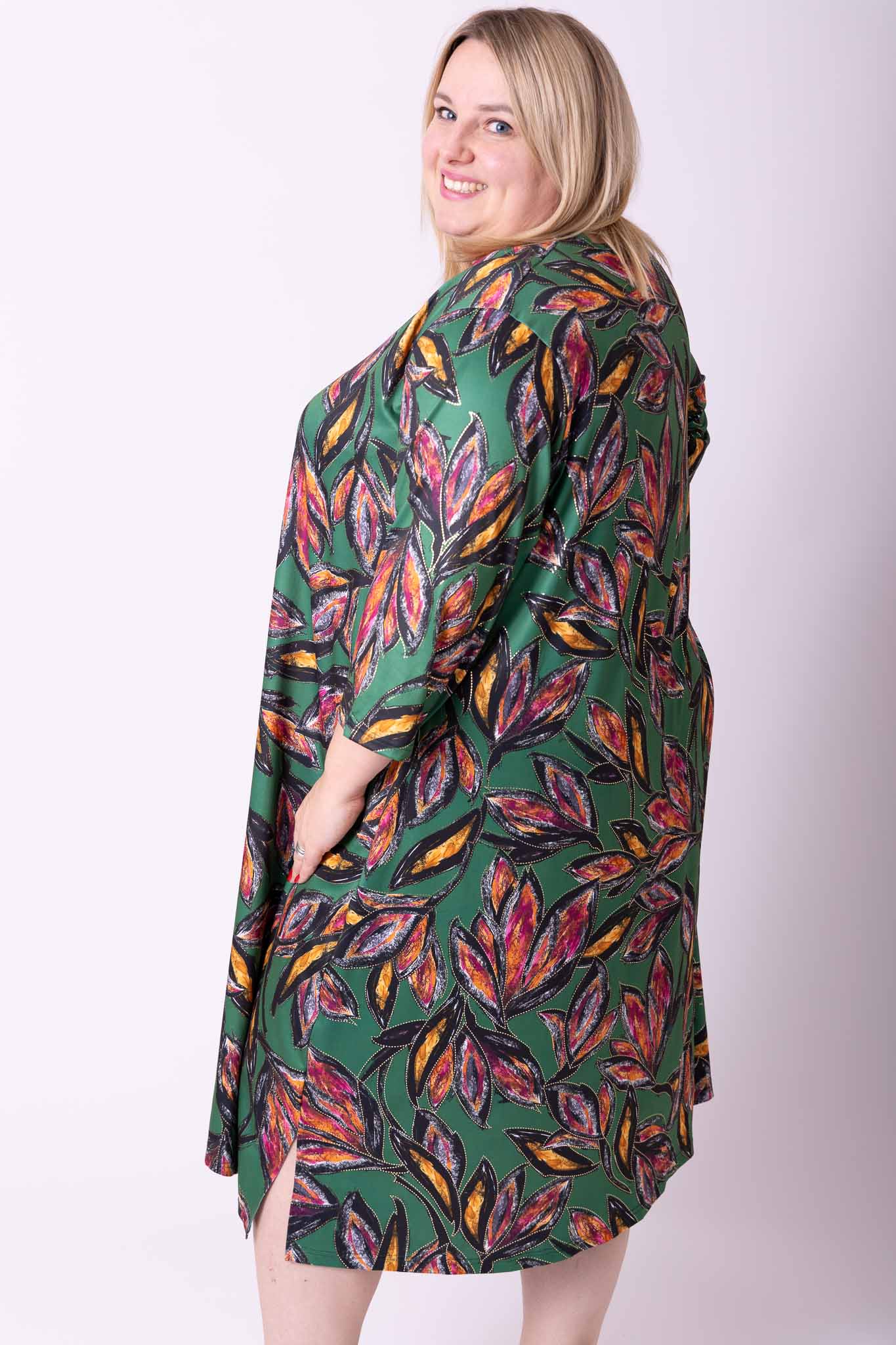 Tuniek Gonny 3/4 mouwen ca 115 cm magnolia groen