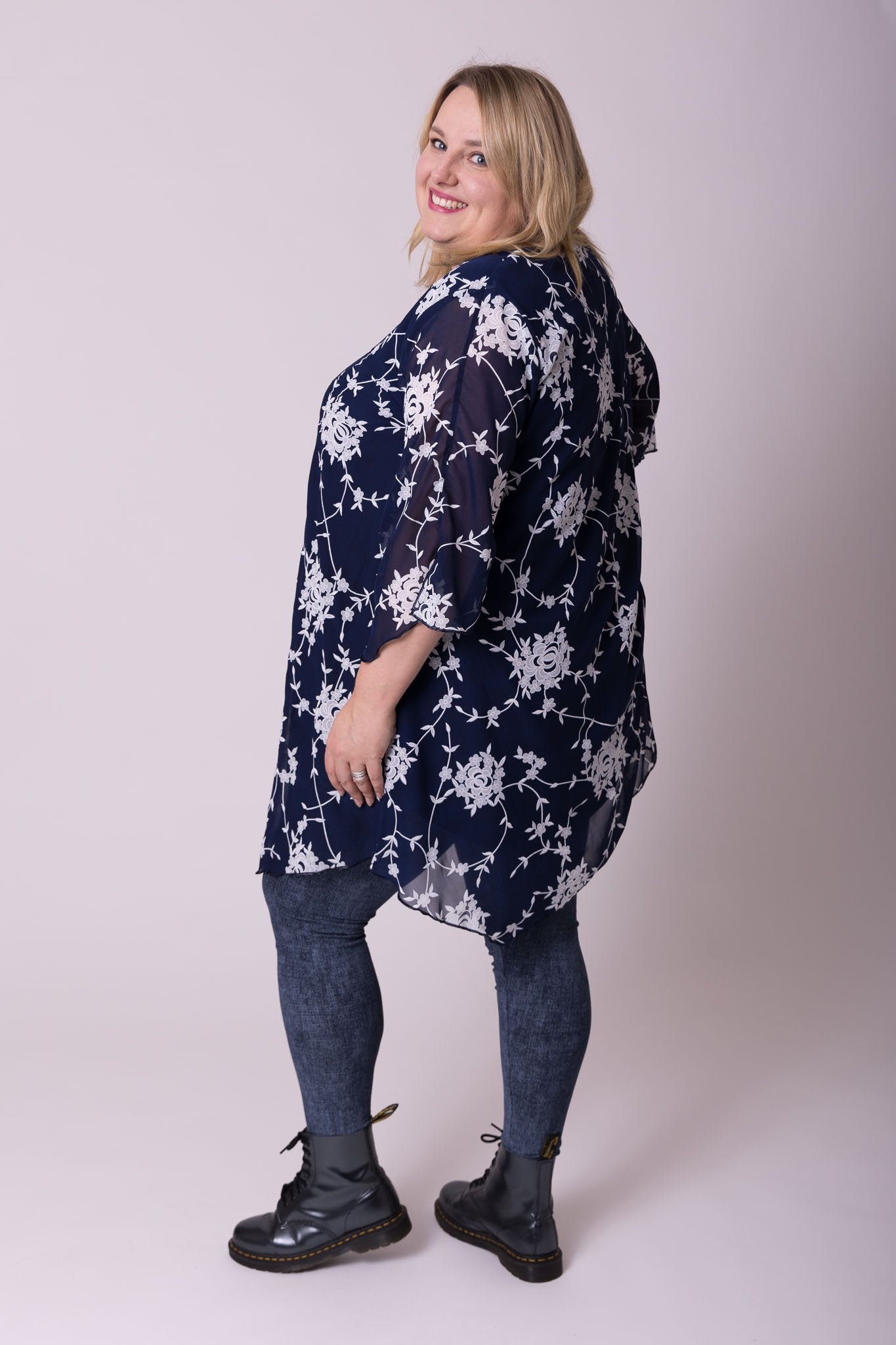 Tuniek Lotte asymmetrisch chiffon dwb
